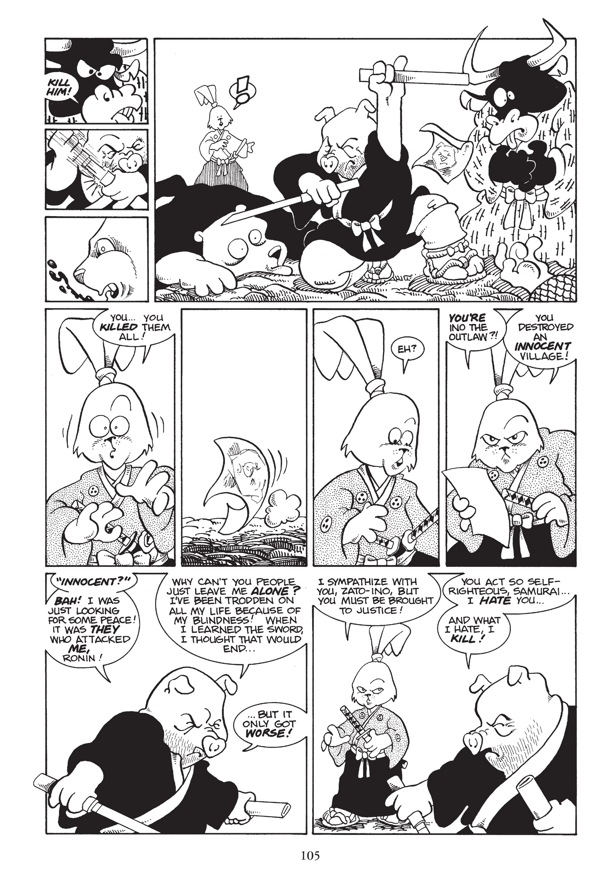 Read online Usagi Yojimbo (1987) comic -  Issue # _TPB 1 - 103