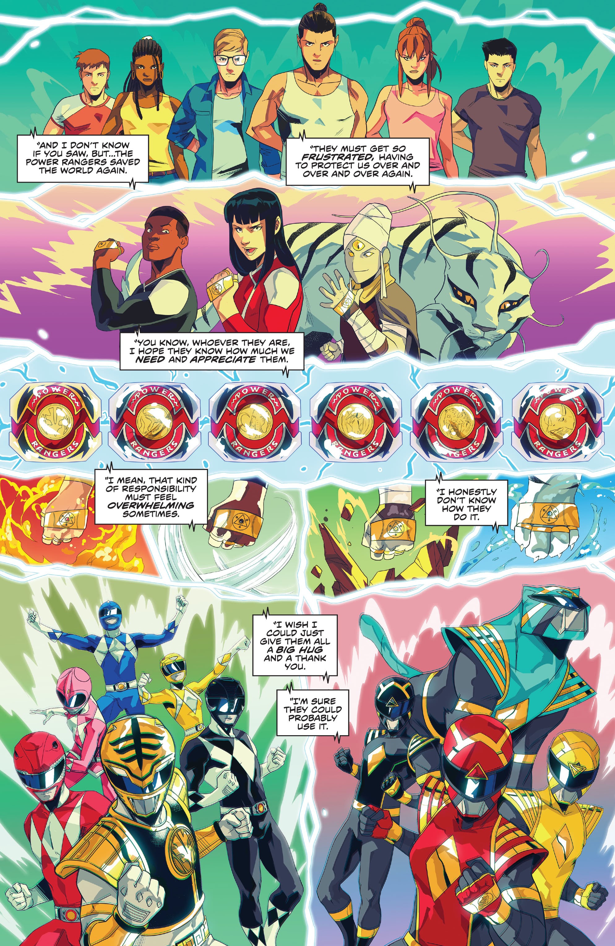 Read online Mighty Morphin Power Rangers (2022) comic -  Issue # Full - 41