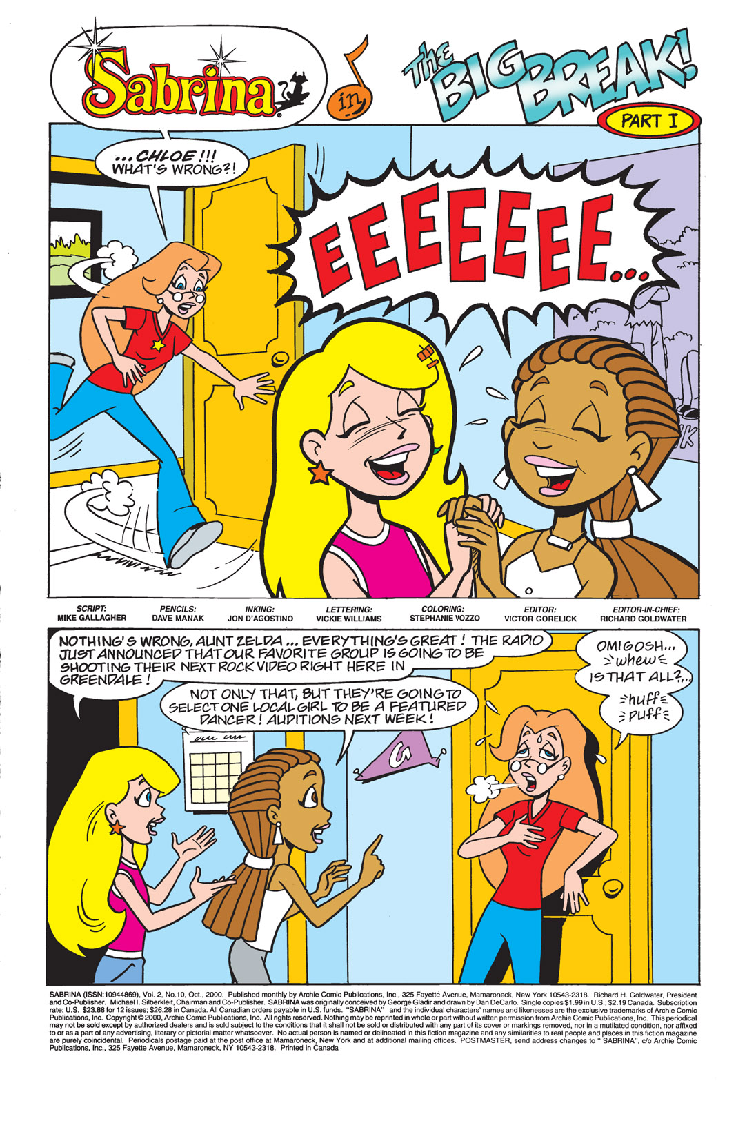 Read online Sabrina the Teenage Witch (2000) comic -  Issue #10 - 2