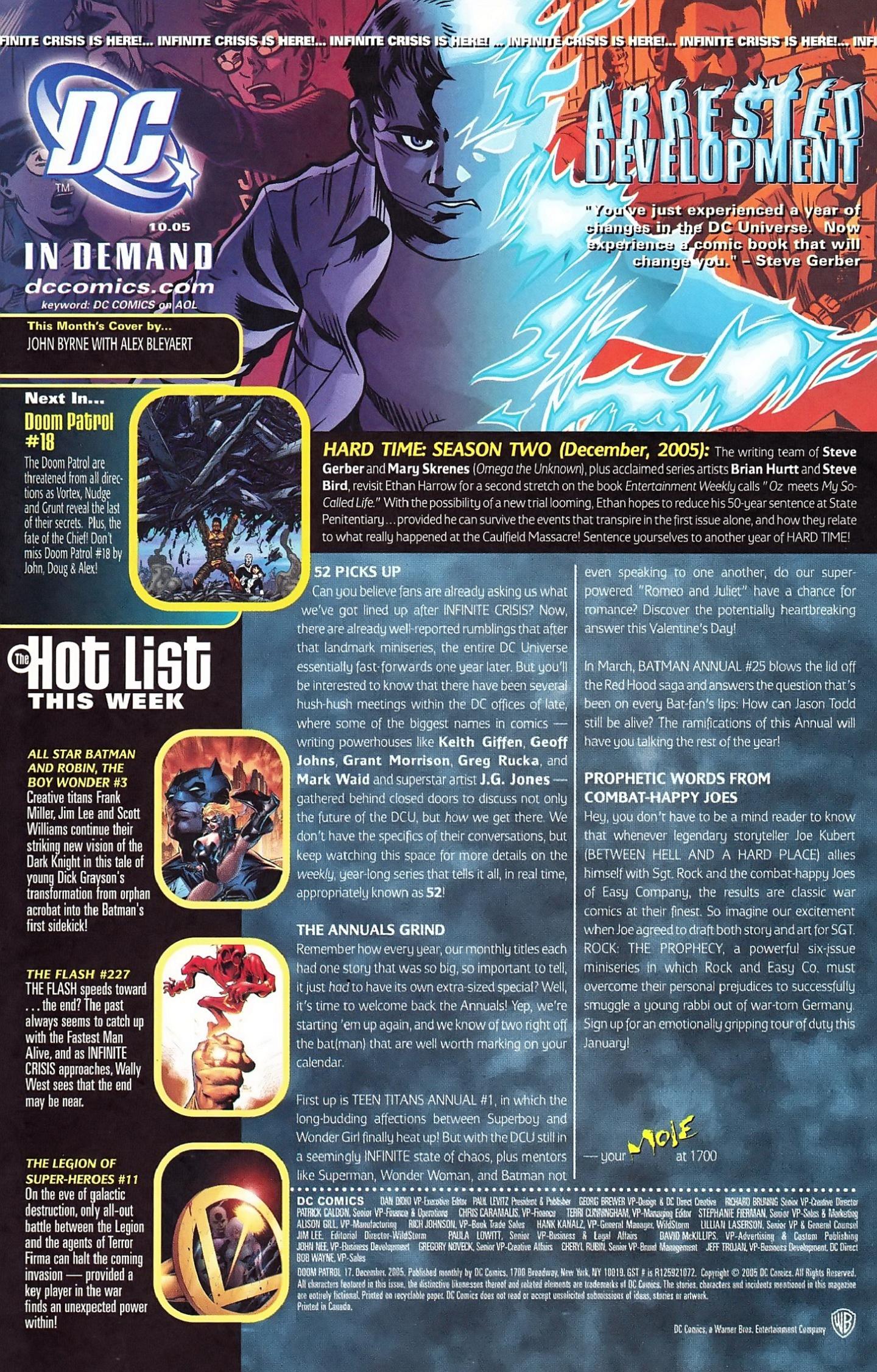 Read online Doom Patrol (2004) comic -  Issue #17 - 33