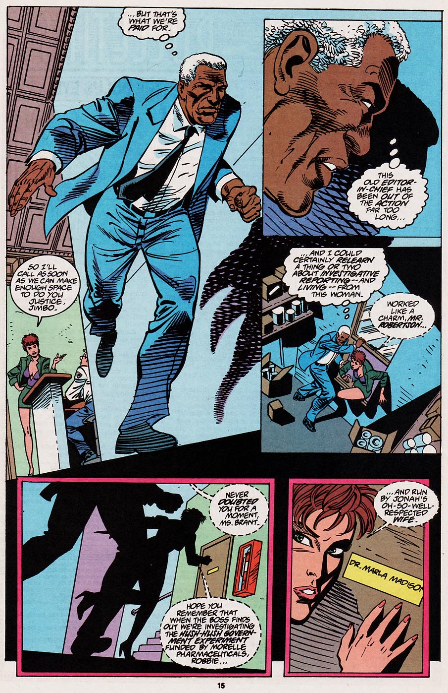 Read online Web of Spider-Man (1985) comic -  Issue #105 - 13