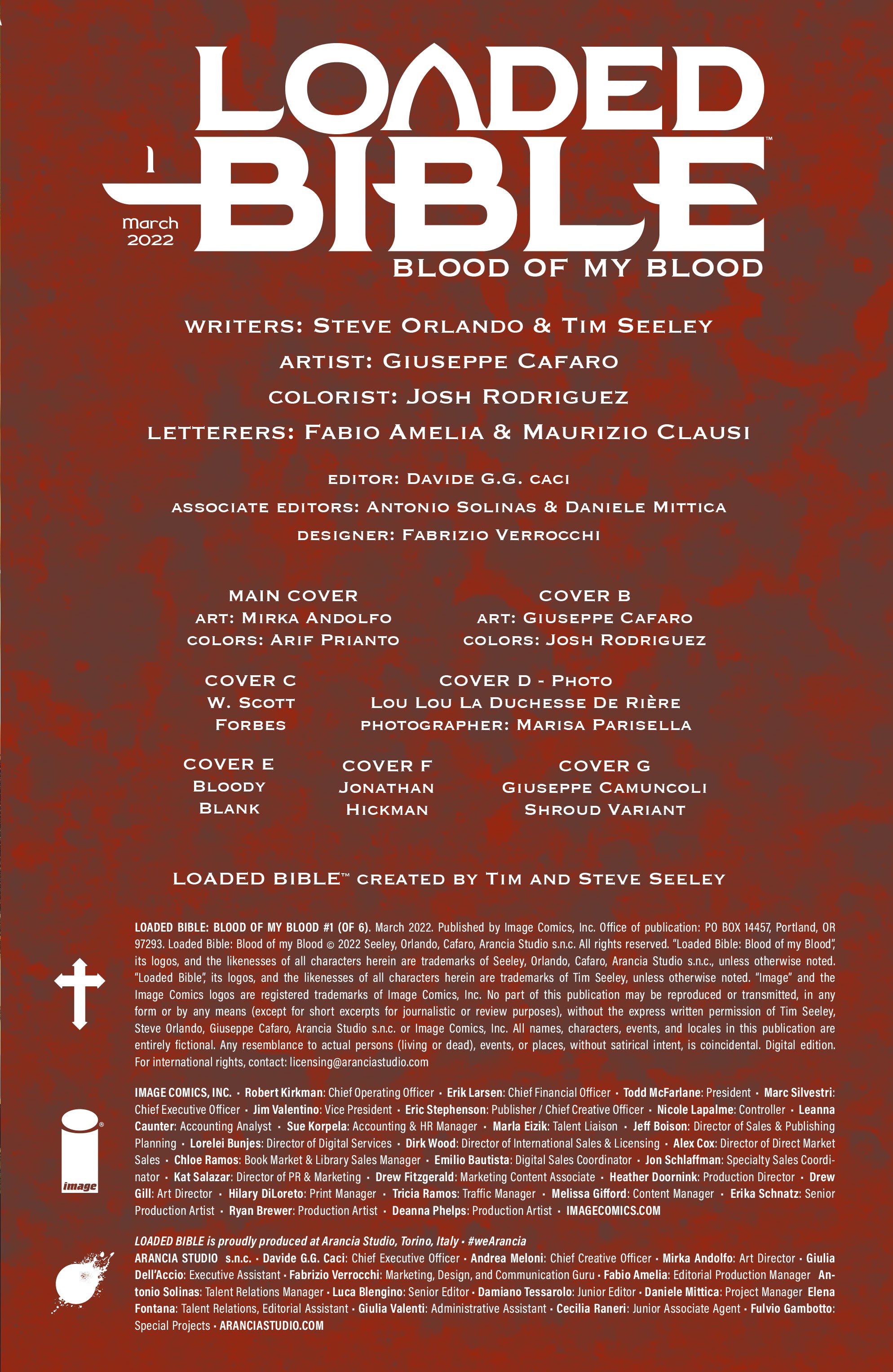 Read online Loaded Bible: Blood Of My Blood comic -  Issue #1 - 2