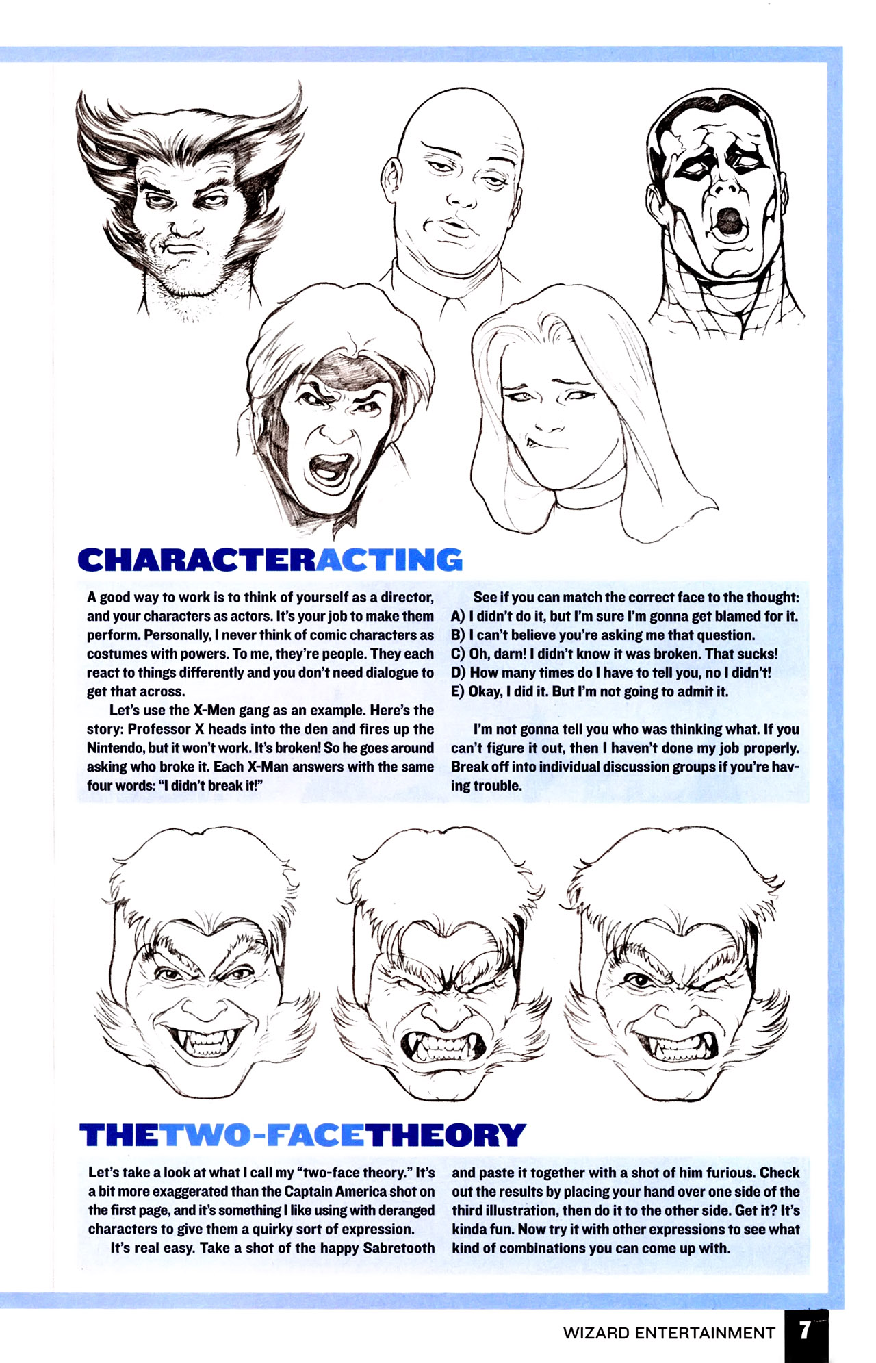 Read online Wizard How to Draw Sampler comic -  Issue # Full - 8