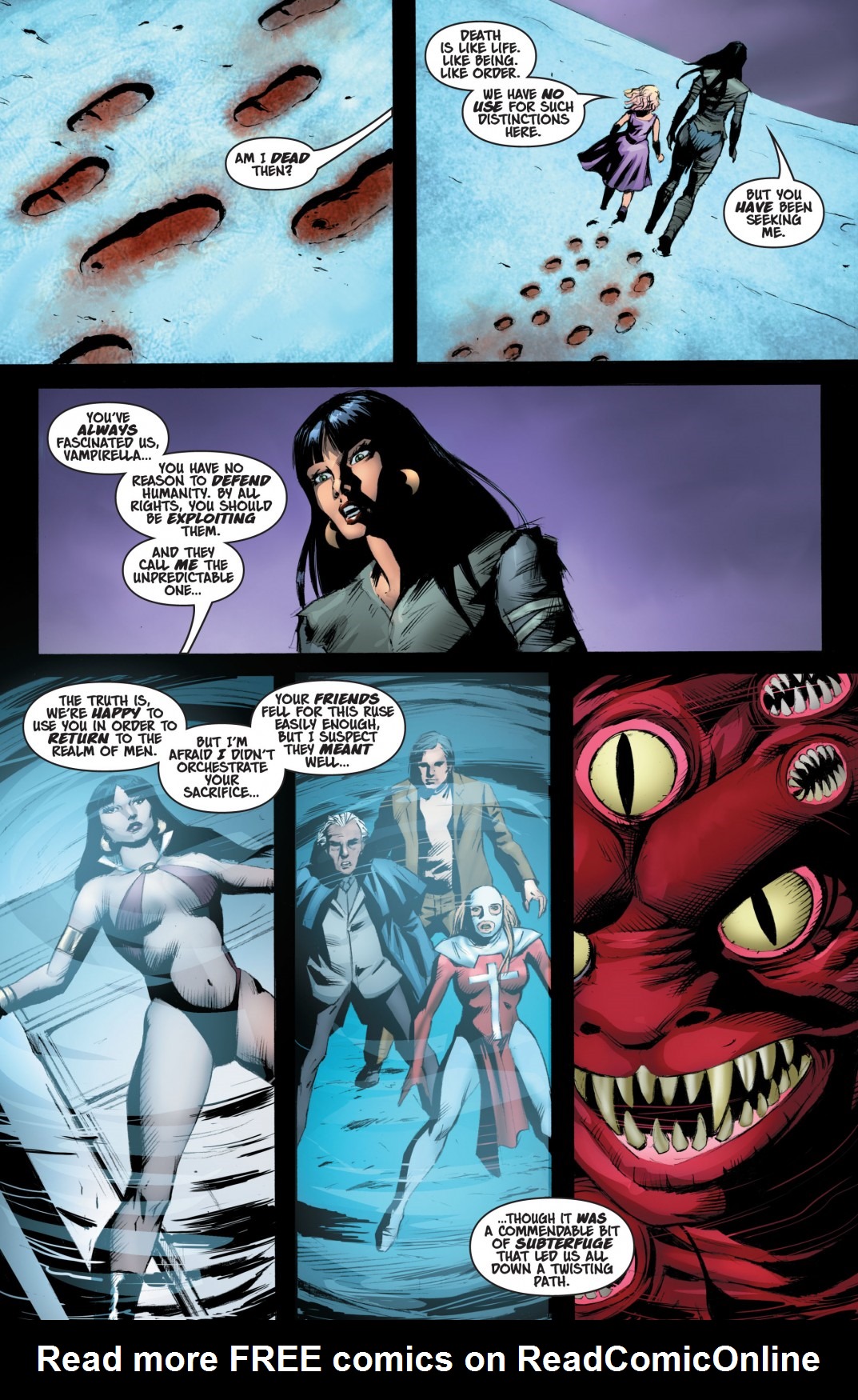 Read online Vampirella and the Scarlet Legion comic -  Issue # TPB - 119