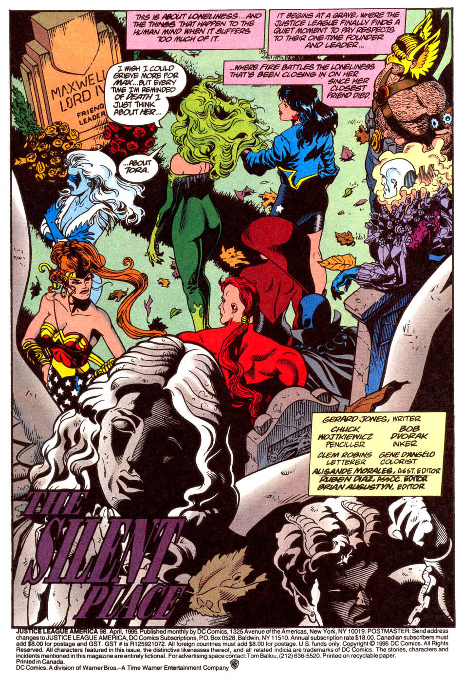 Read online Justice League America comic -  Issue #98 - 2