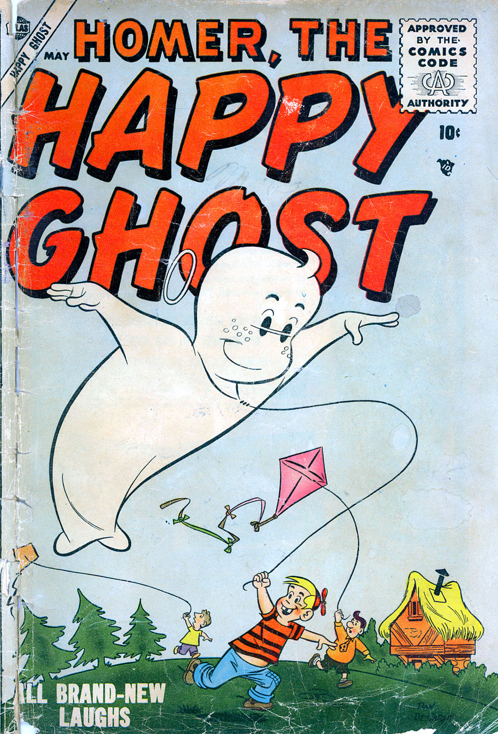 Read online Homer, the Happy Ghost comic -  Issue #2 - 1
