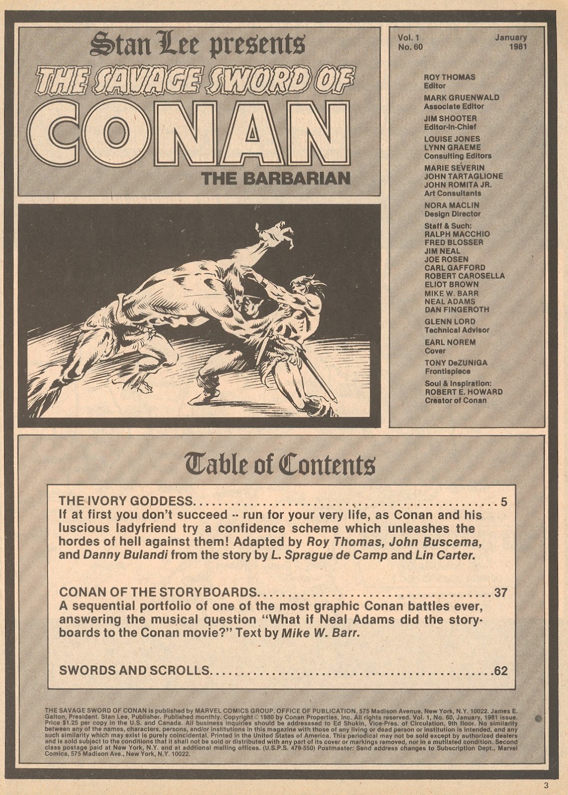 The Savage Sword Of Conan issue 60 - Page 3