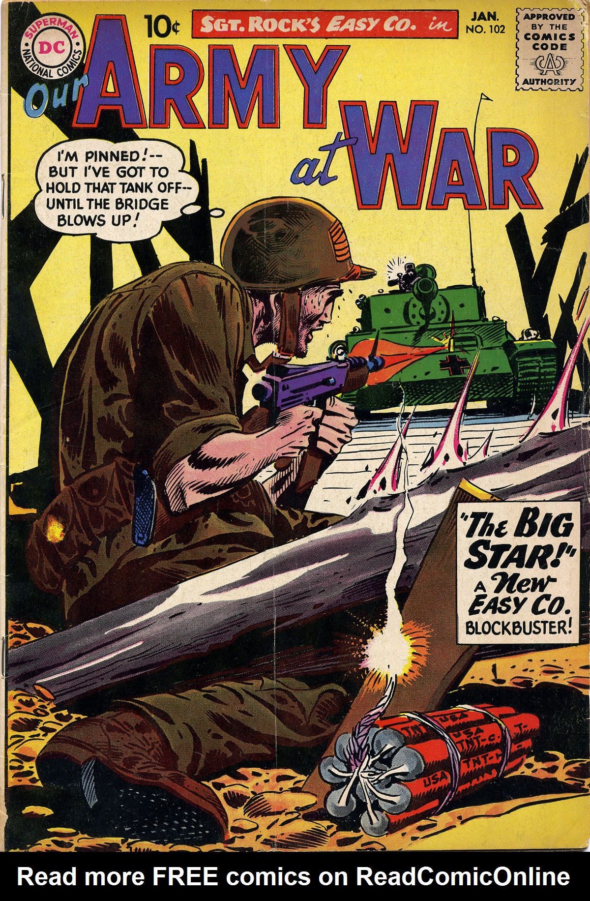 Read online Our Army at War (1952) comic -  Issue #102 - 1