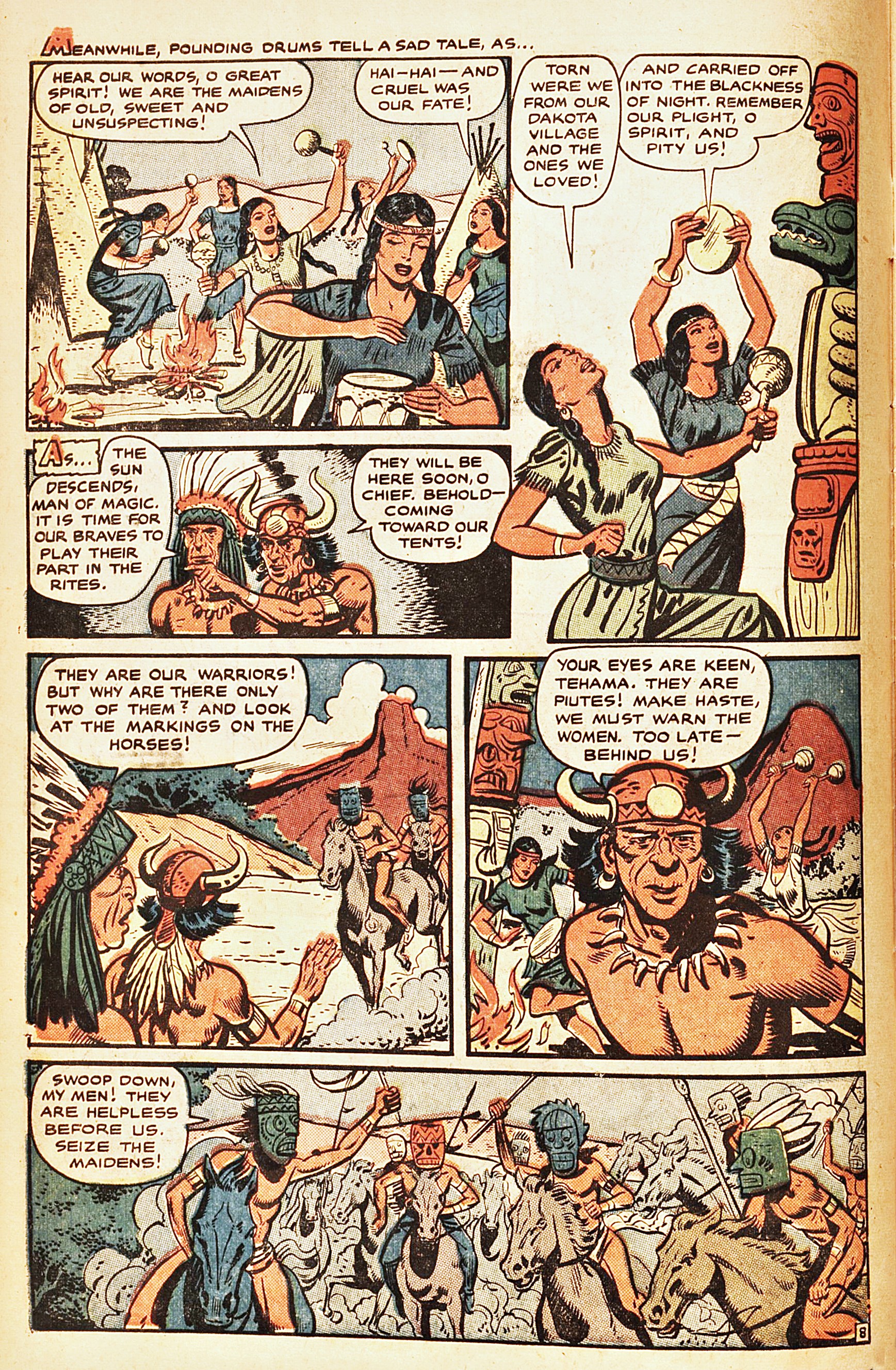 Read online Firehair (1951) comic -  Issue #8 - 10