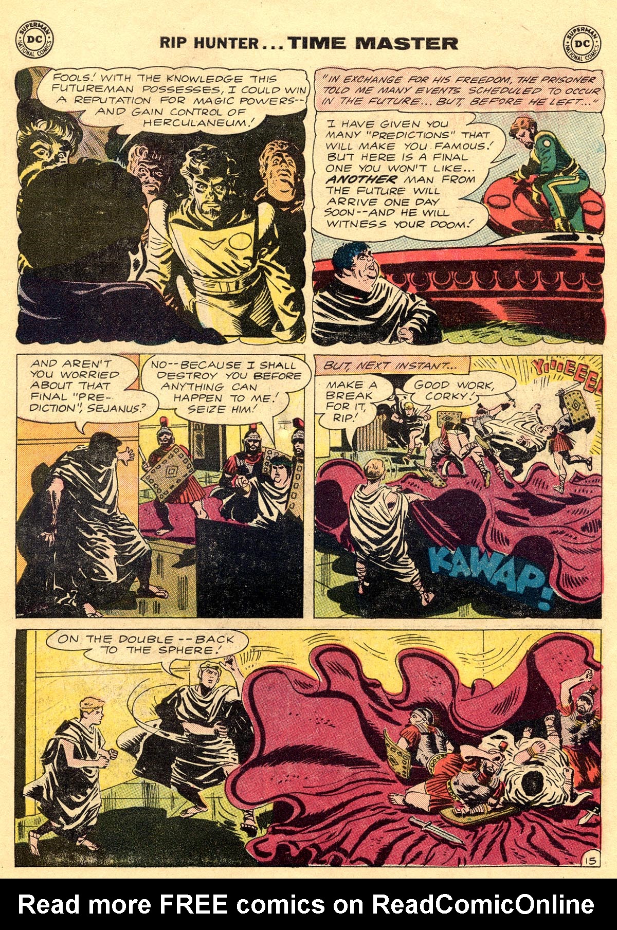 Read online Rip Hunter...Time Master comic -  Issue #6 - 19