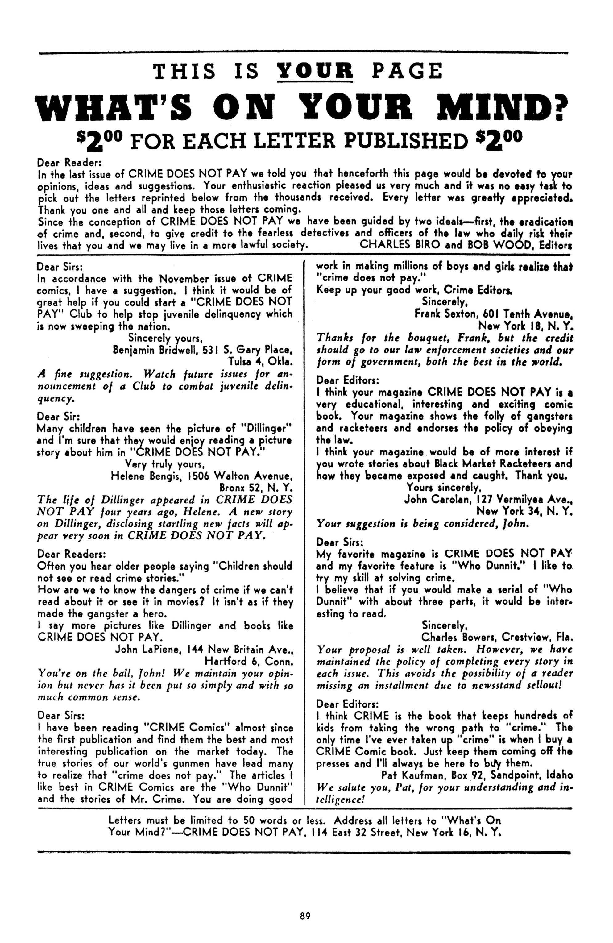 Read online Crime Does Not Pay Archives comic -  Issue # TPB 6 (Part 1) - 91