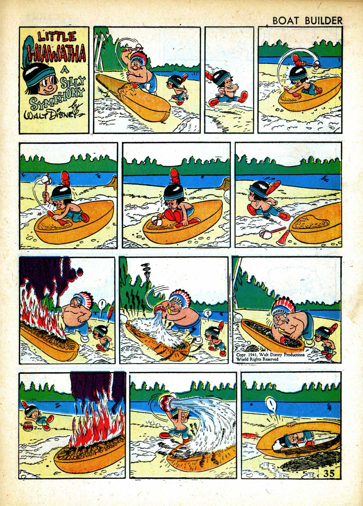 Read online Walt Disney's Comics and Stories comic -  Issue #32 - 37