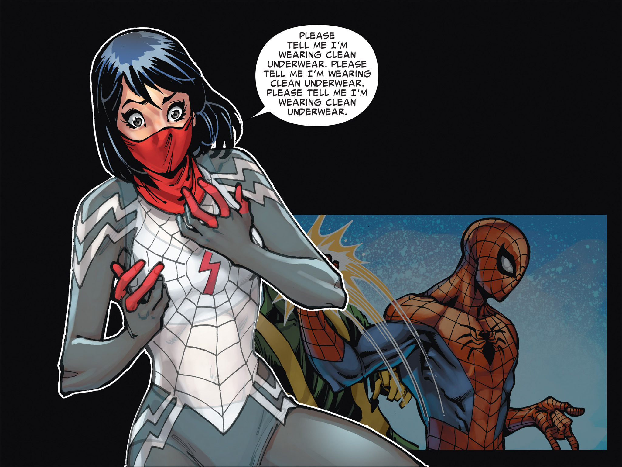 Read online The Amazing Spider-Man & Silk: The Spider(fly) Effect (Infinite Comics) comic -  Issue #2 - 38