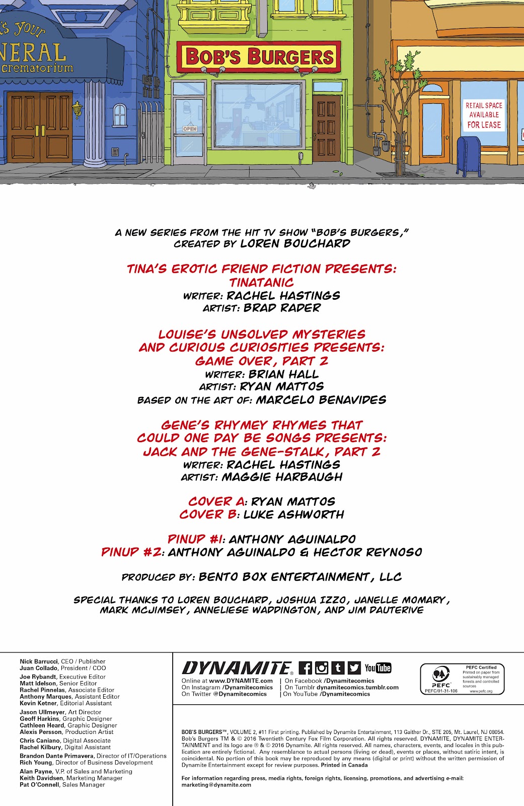 Bob's Burgers (2015) Issue #11 #11 - English 2 Bob's Burgers (2015) Issue #11 #11 - English 2