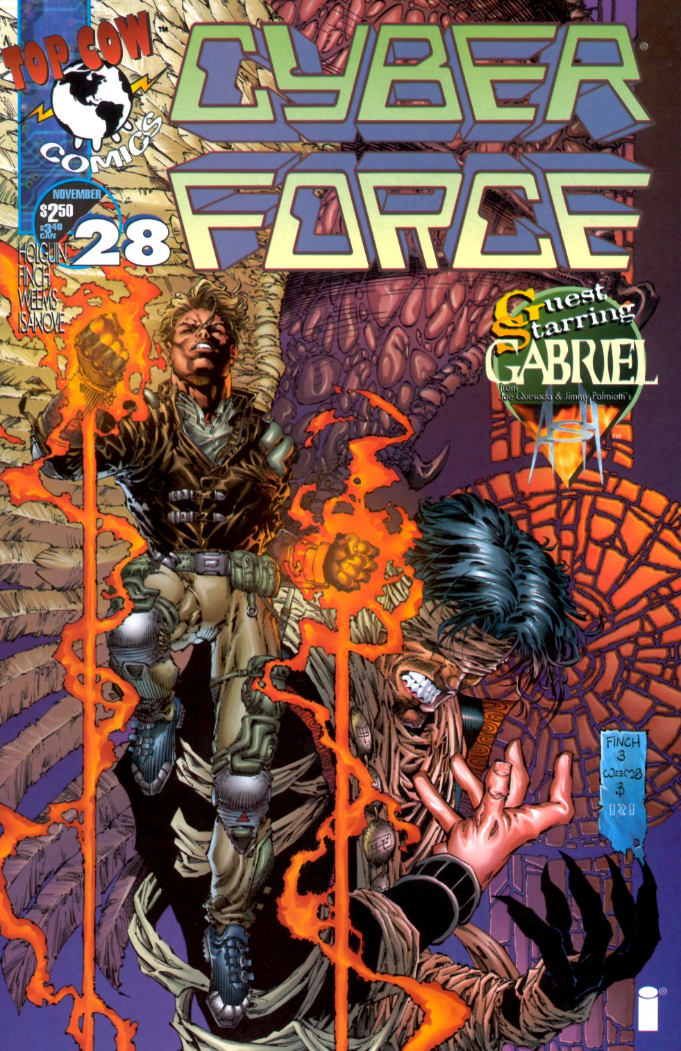 Read online Cyberforce (1993) comic -  Issue #28 - 1