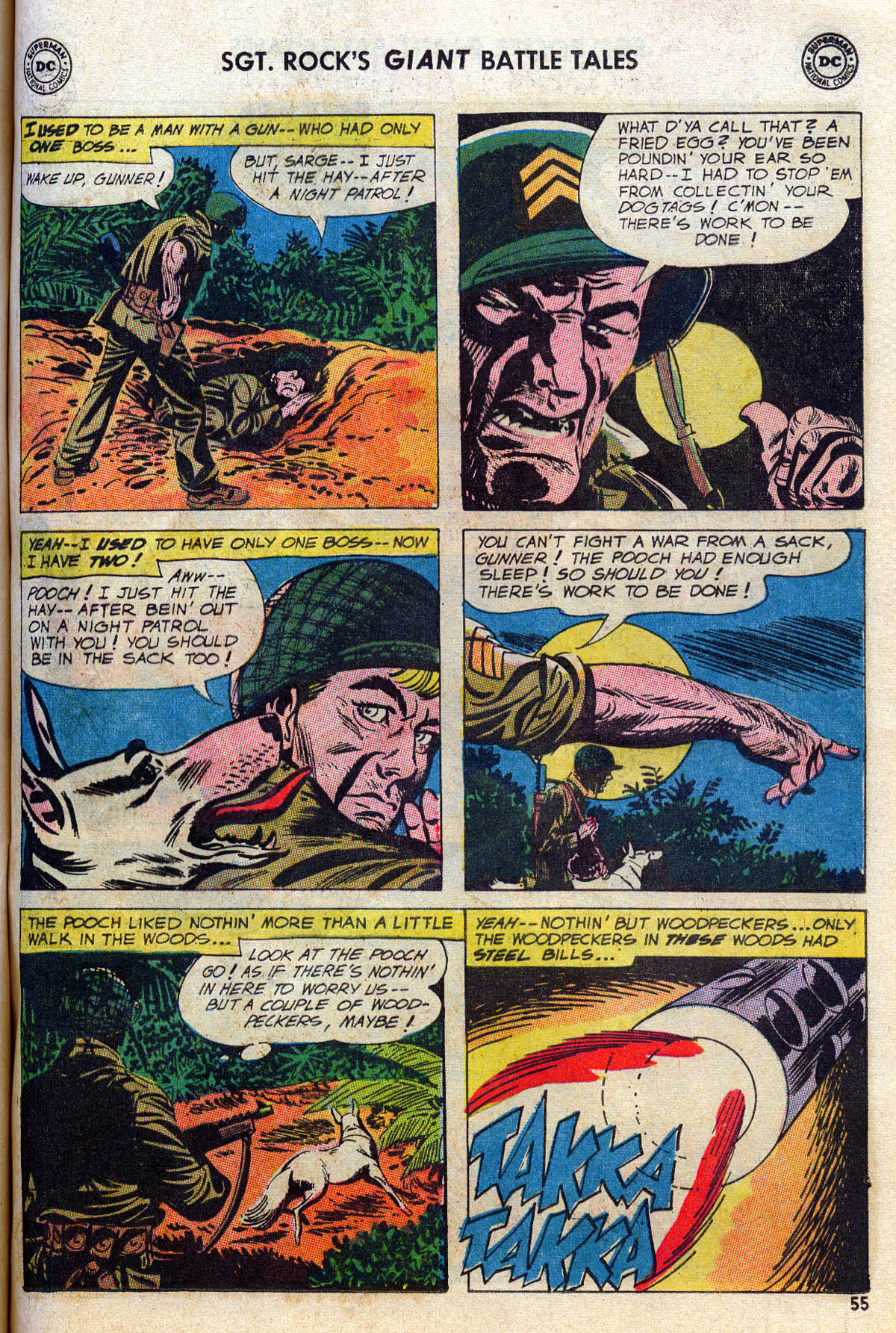 Read online Our Army at War (1952) comic -  Issue #164 - 56