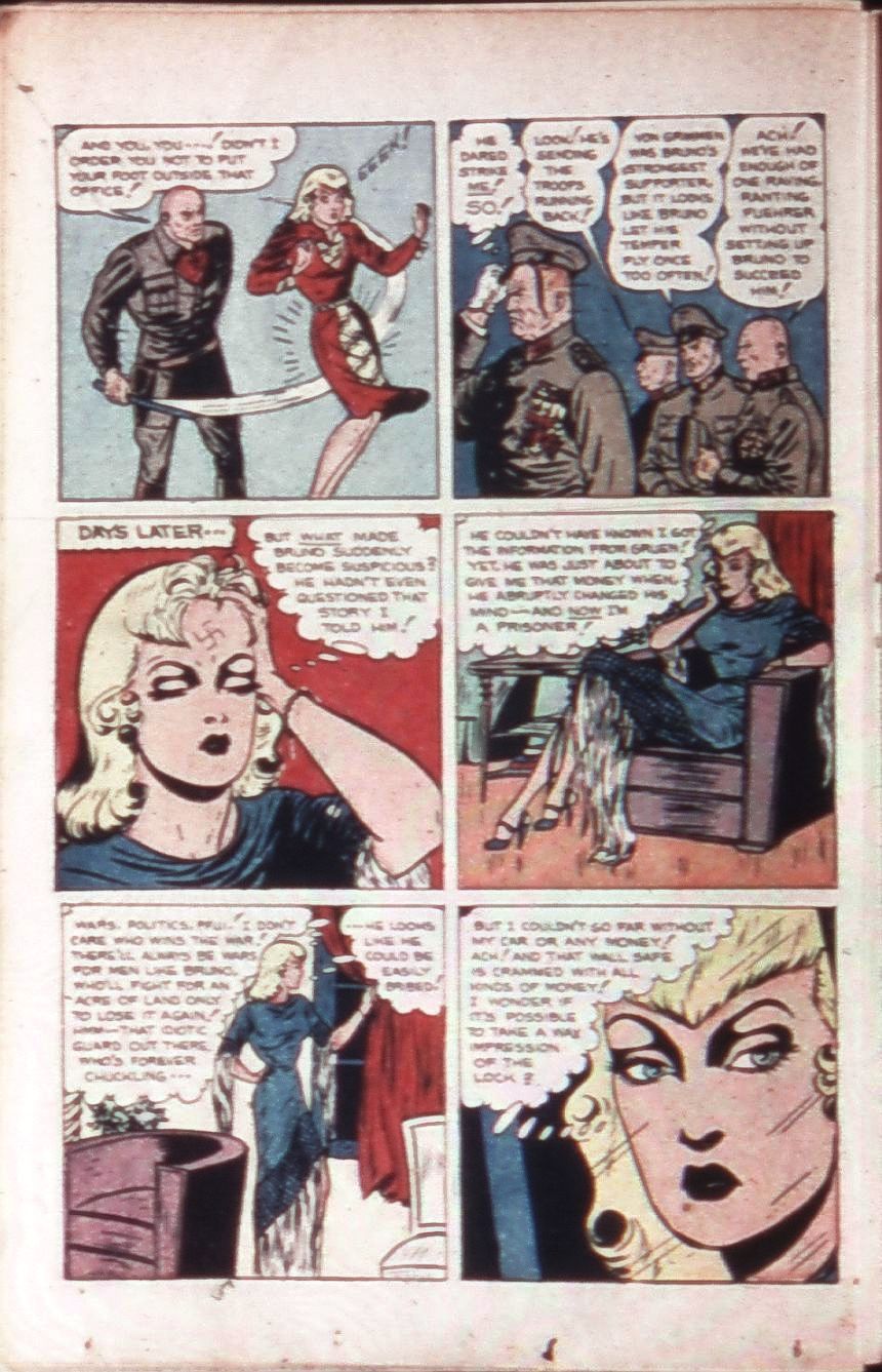 Read online Miss Fury (1942) comic -  Issue #6 - 34