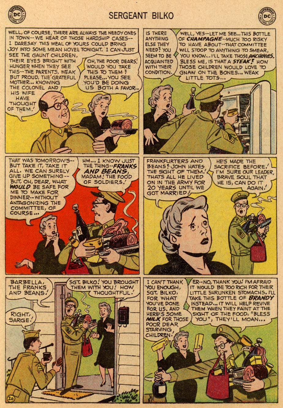 Read online Sergeant Bilko comic -  Issue #5 - 22