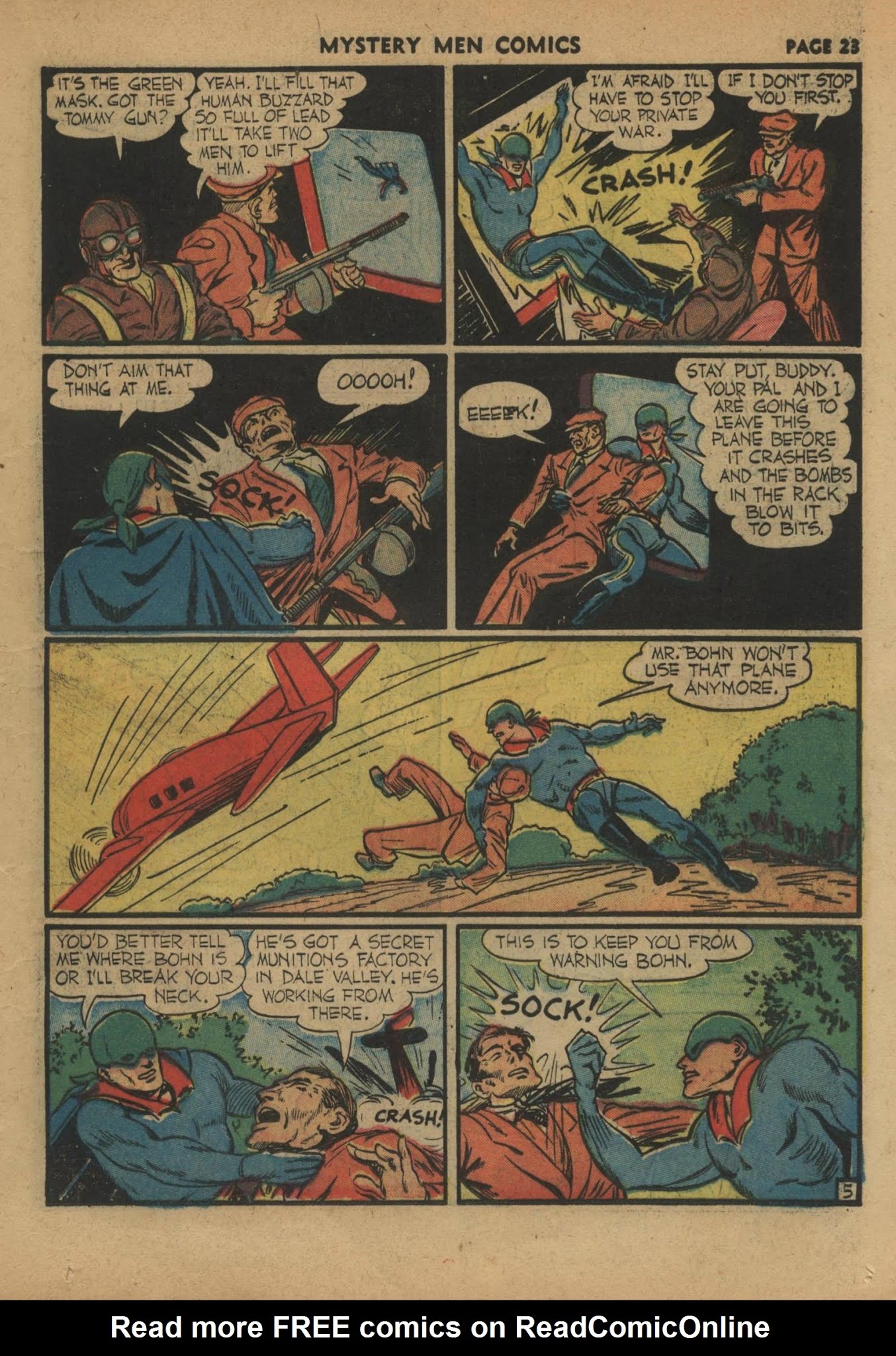 Read online Mystery Men Comics comic -  Issue #24 - 25
