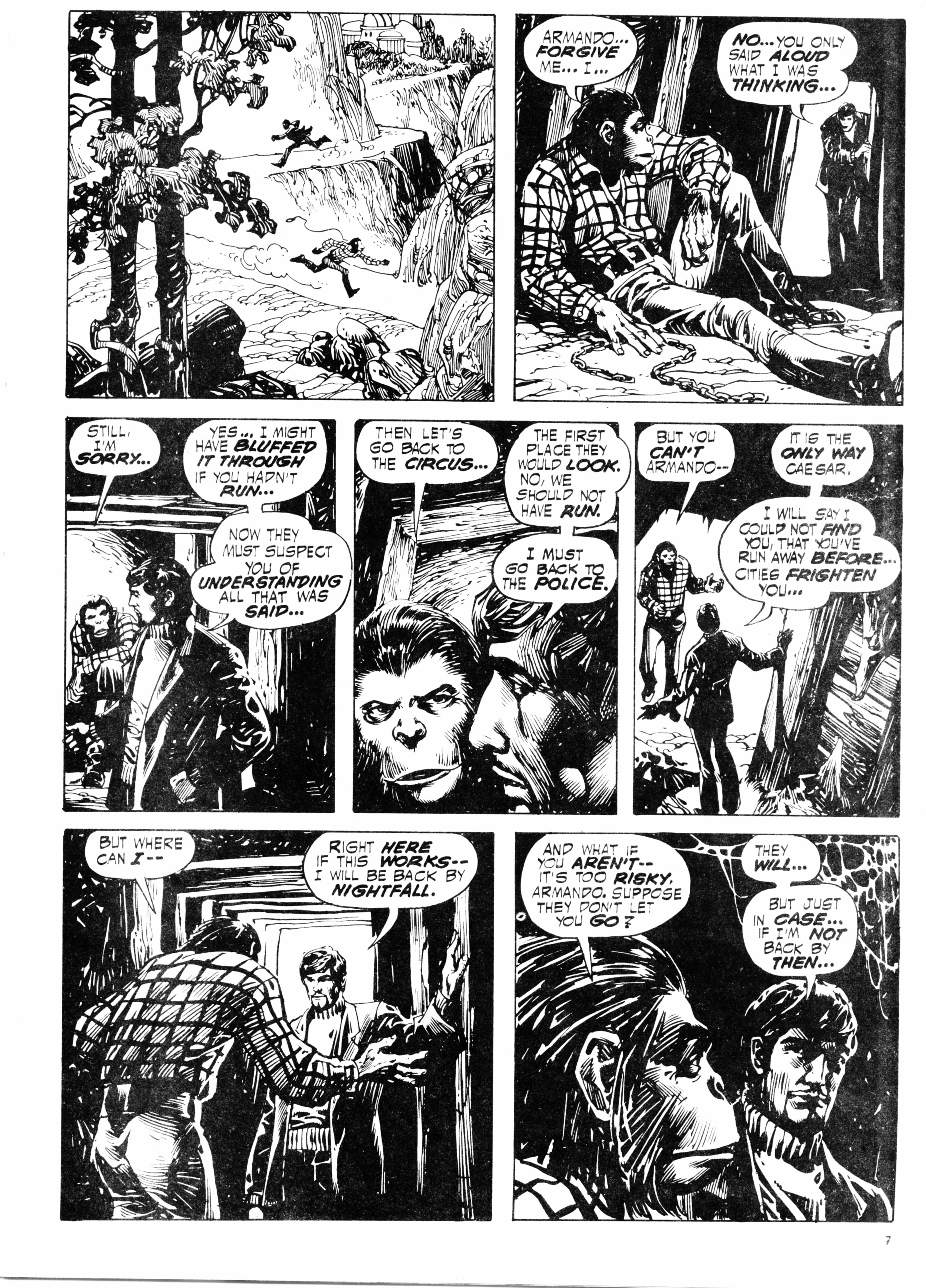Read online Planet of the Apes (1974) comic -  Issue #65 - 7