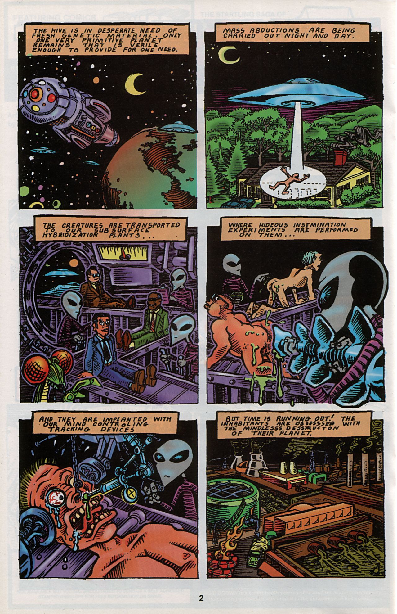 Read online Slavepit Funnies Featuring Gwar comic -  Issue #4 - 4