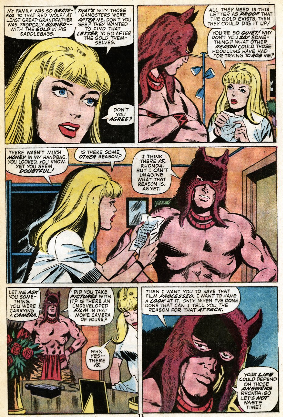 Read online Red Wolf (1972) comic -  Issue #7 - 9
