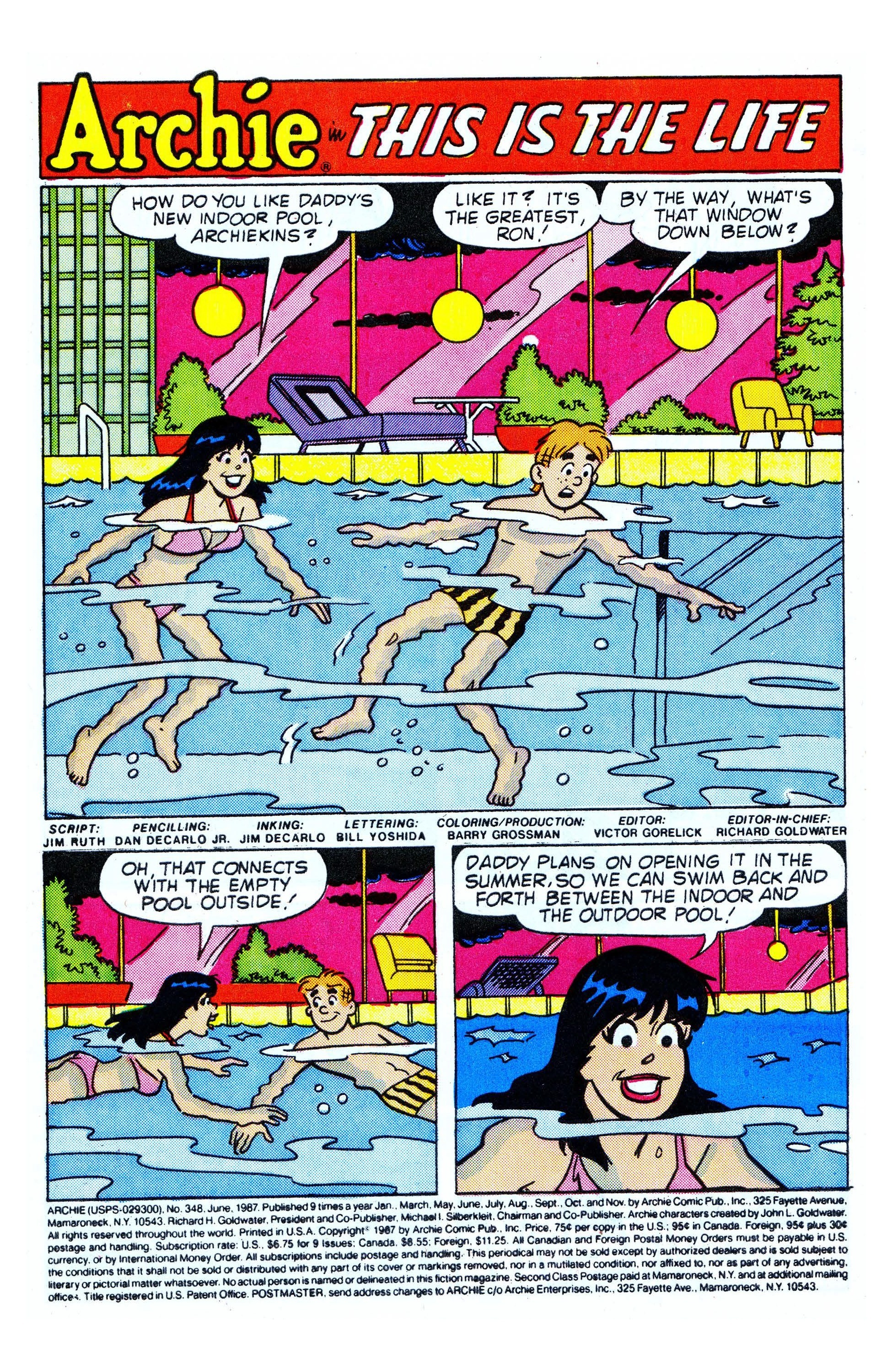 Read online Archie (1960) comic -  Issue #348 - 2