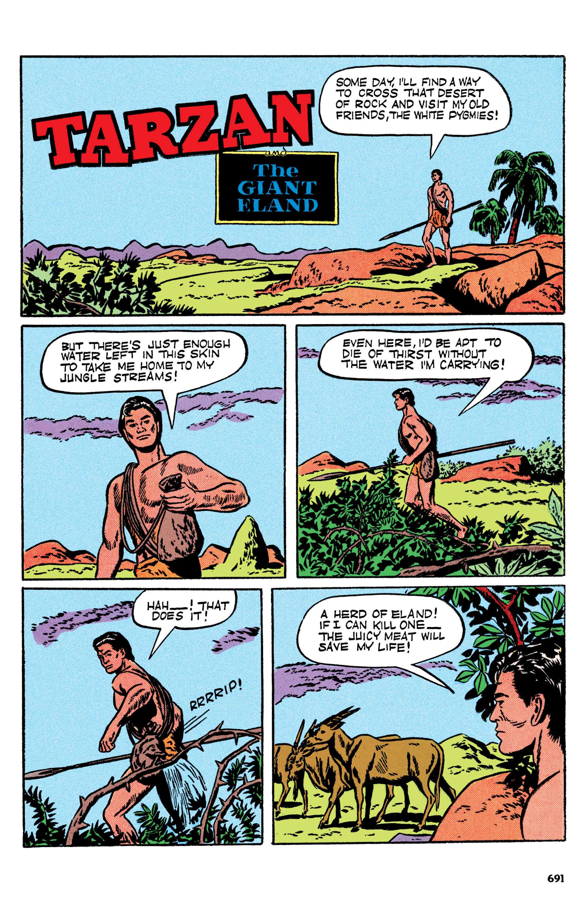Read online Edgar Rice Burroughs Tarzan: The Jesse Marsh Years Omnibus comic -  Issue # TPB (Part 7) - 93