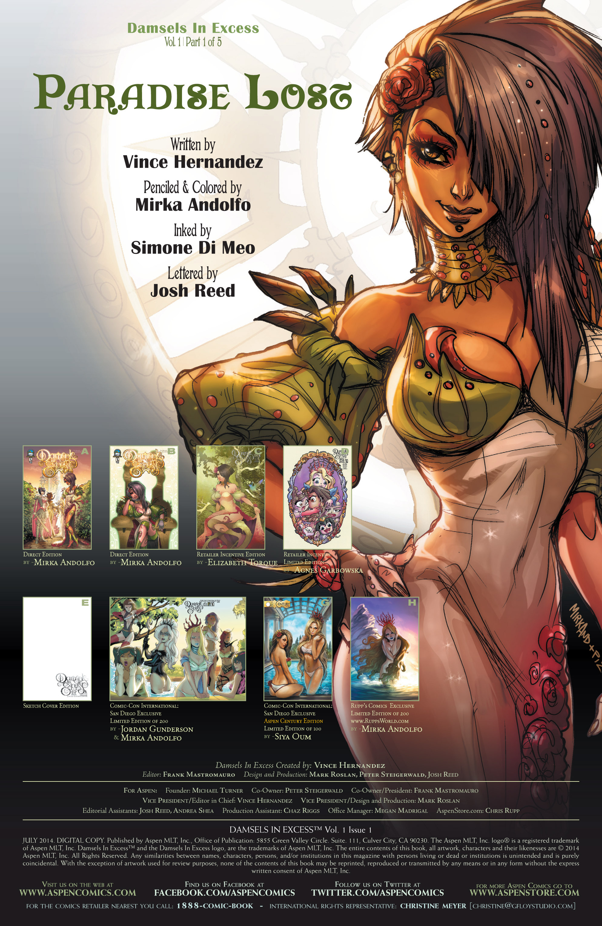 Read online Damsels in Excess comic -  Issue #1 - 3