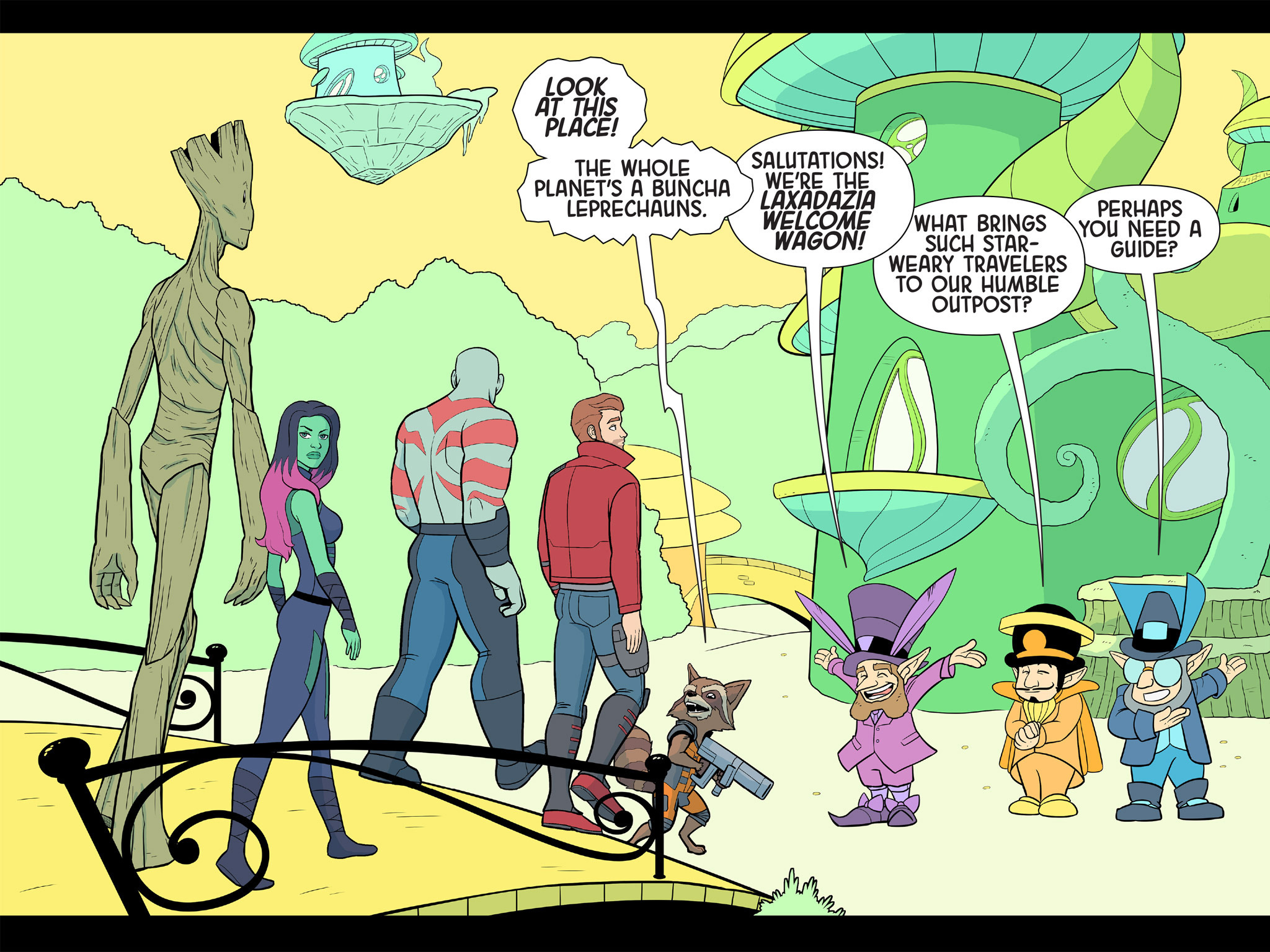 Read online Guardians of the Galaxy: Awesome Mix Infinite Comic comic -  Issue #3 - 10