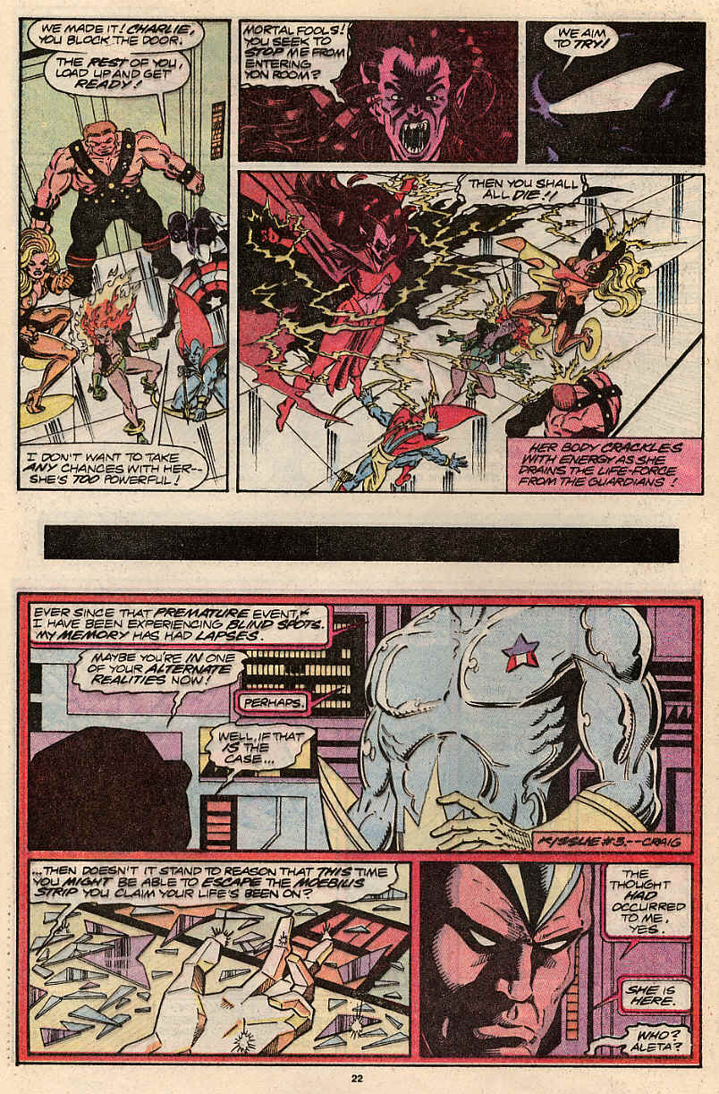 Read online Guardians of the Galaxy (1990) comic -  Issue #7 - 17