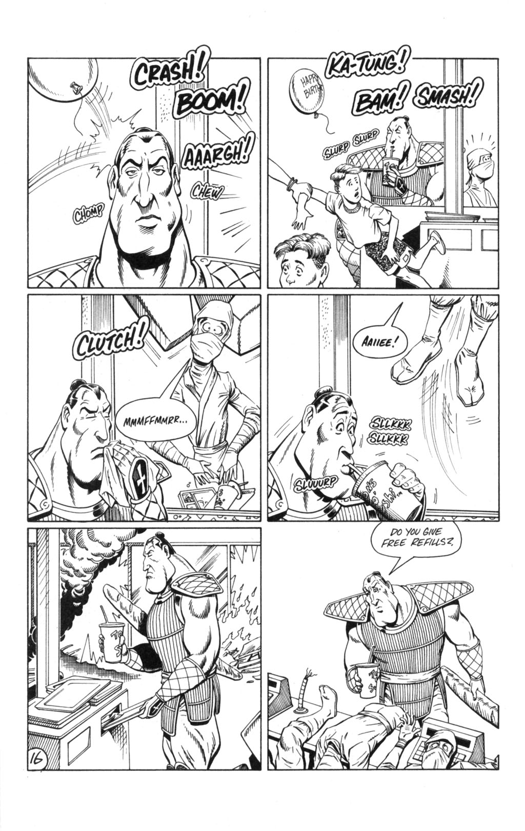 Read online Paul the Samurai (1992) comic -  Issue #1 - 18