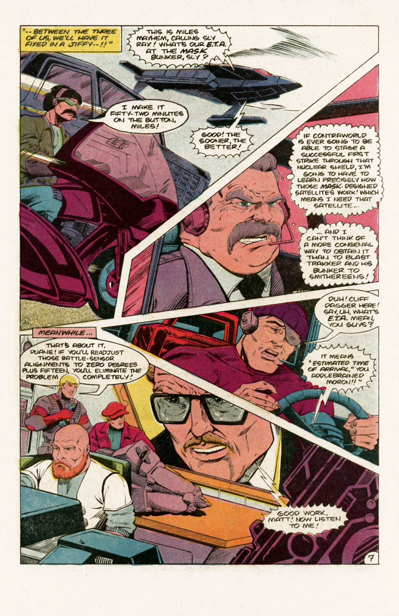 Read online MASK comic -  Issue #1 - 8