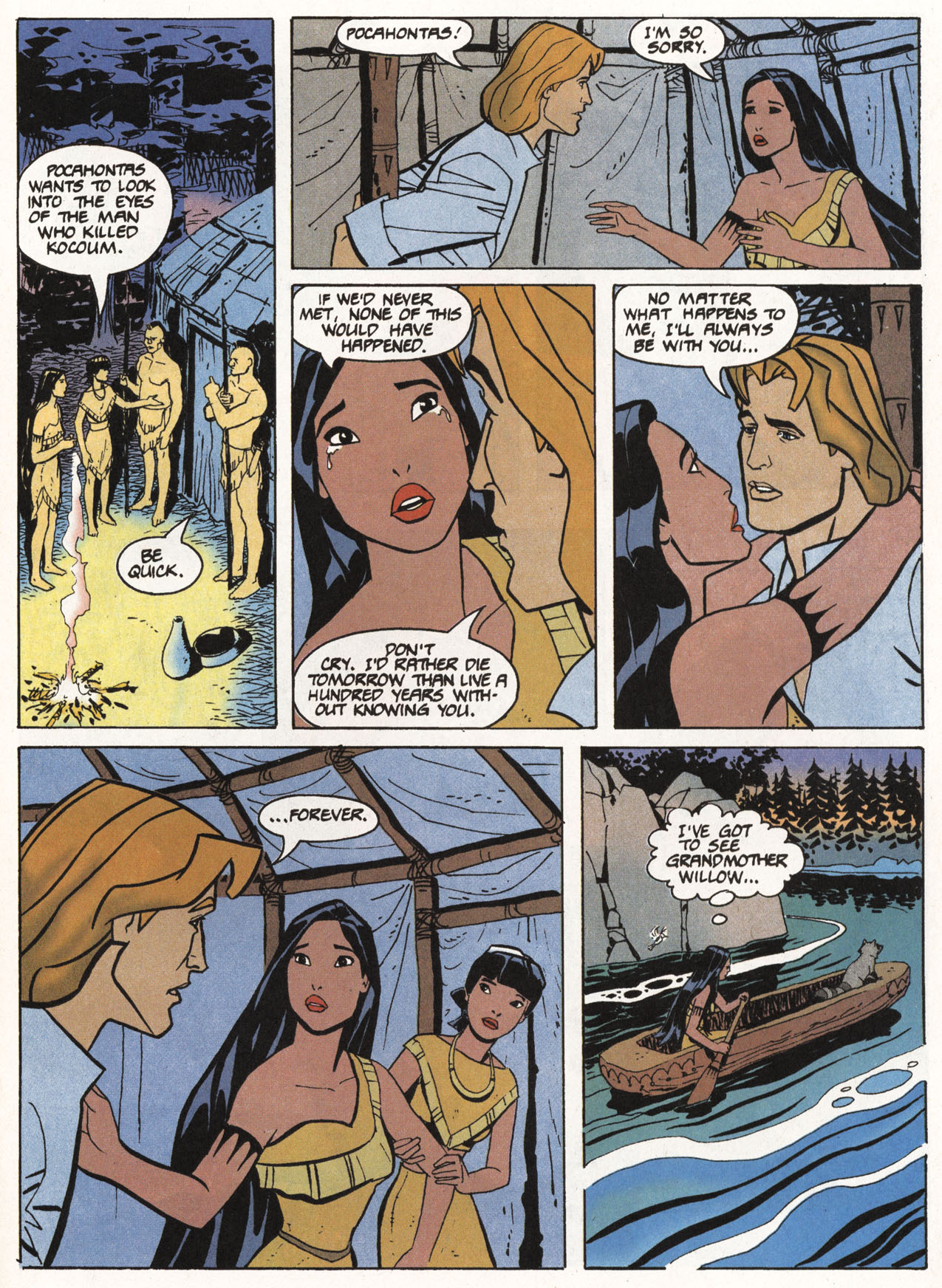 Read online Disney's Pocahontas comic -  Issue #1 - 41