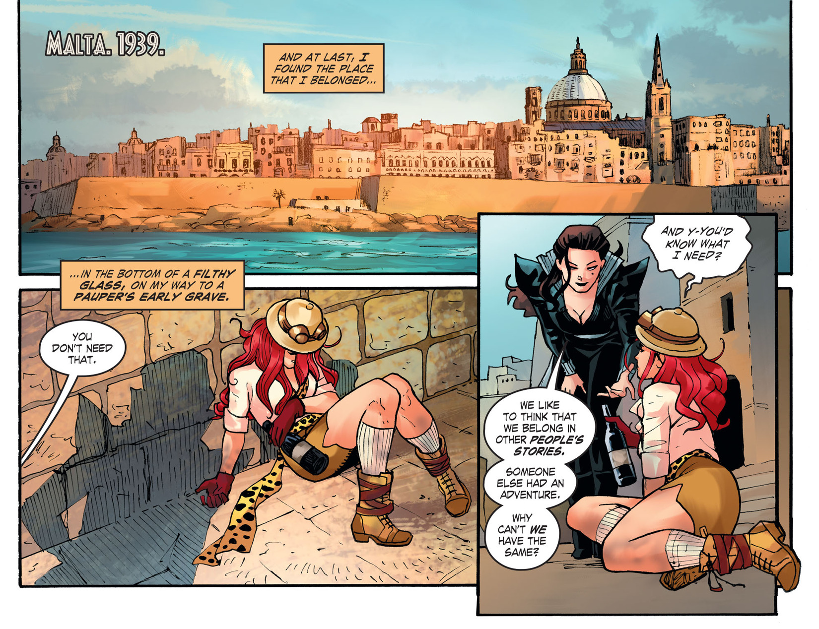 Read online DC Comics: Bombshells comic -  Issue #62 - 17