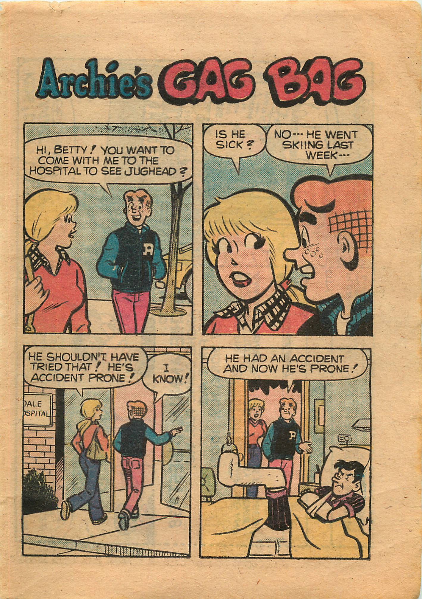 Read online Jughead Jones Comics Digest comic -  Issue #16 - 131