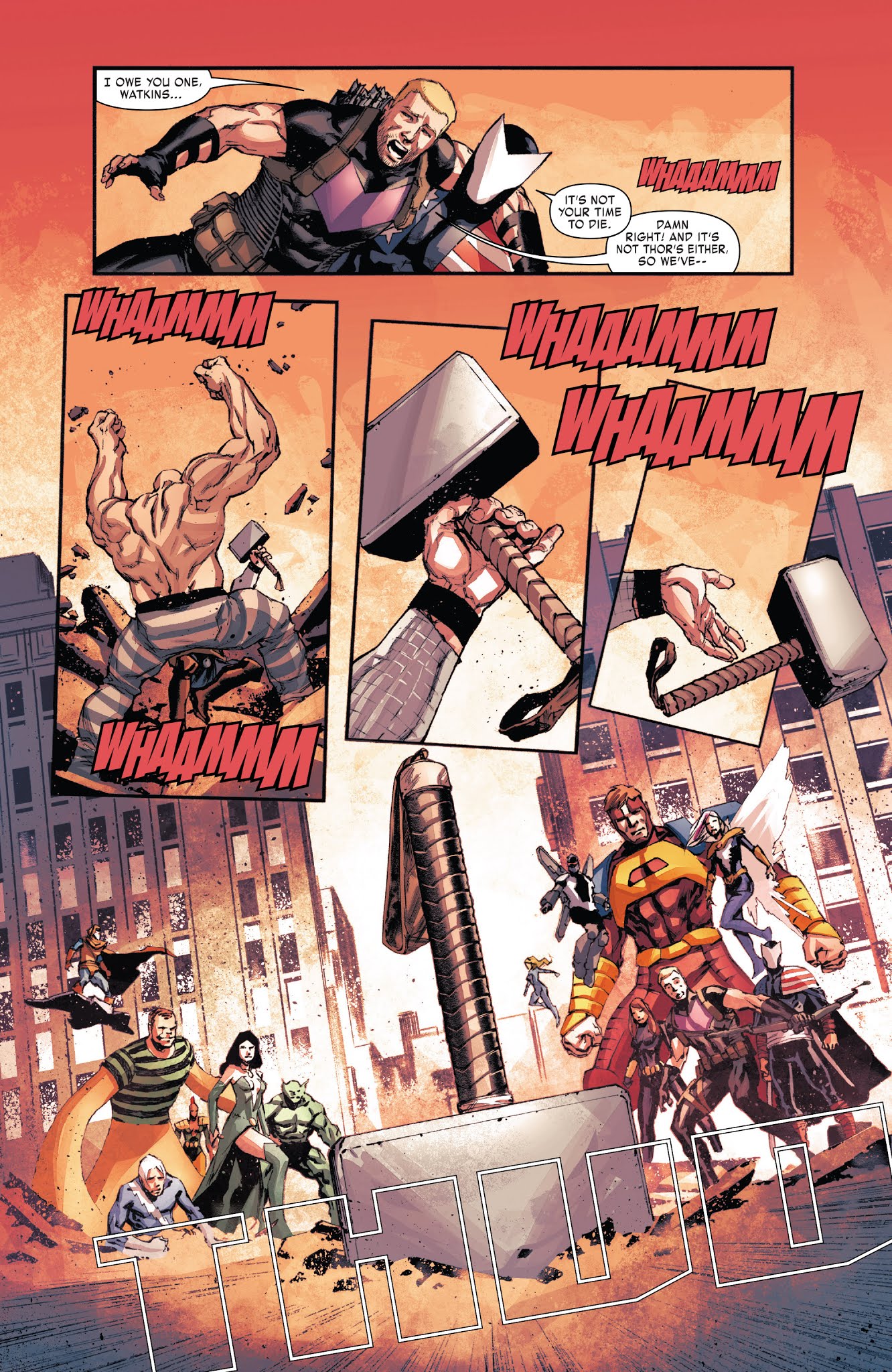 Read online Old Man Hawkeye comic -  Issue #7 - 13