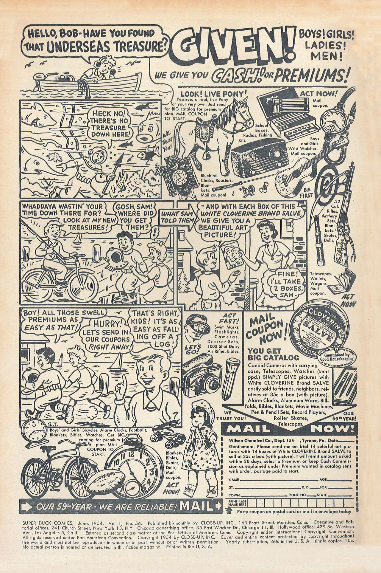 Read online Super Duck Comics comic -  Issue #56 - 2