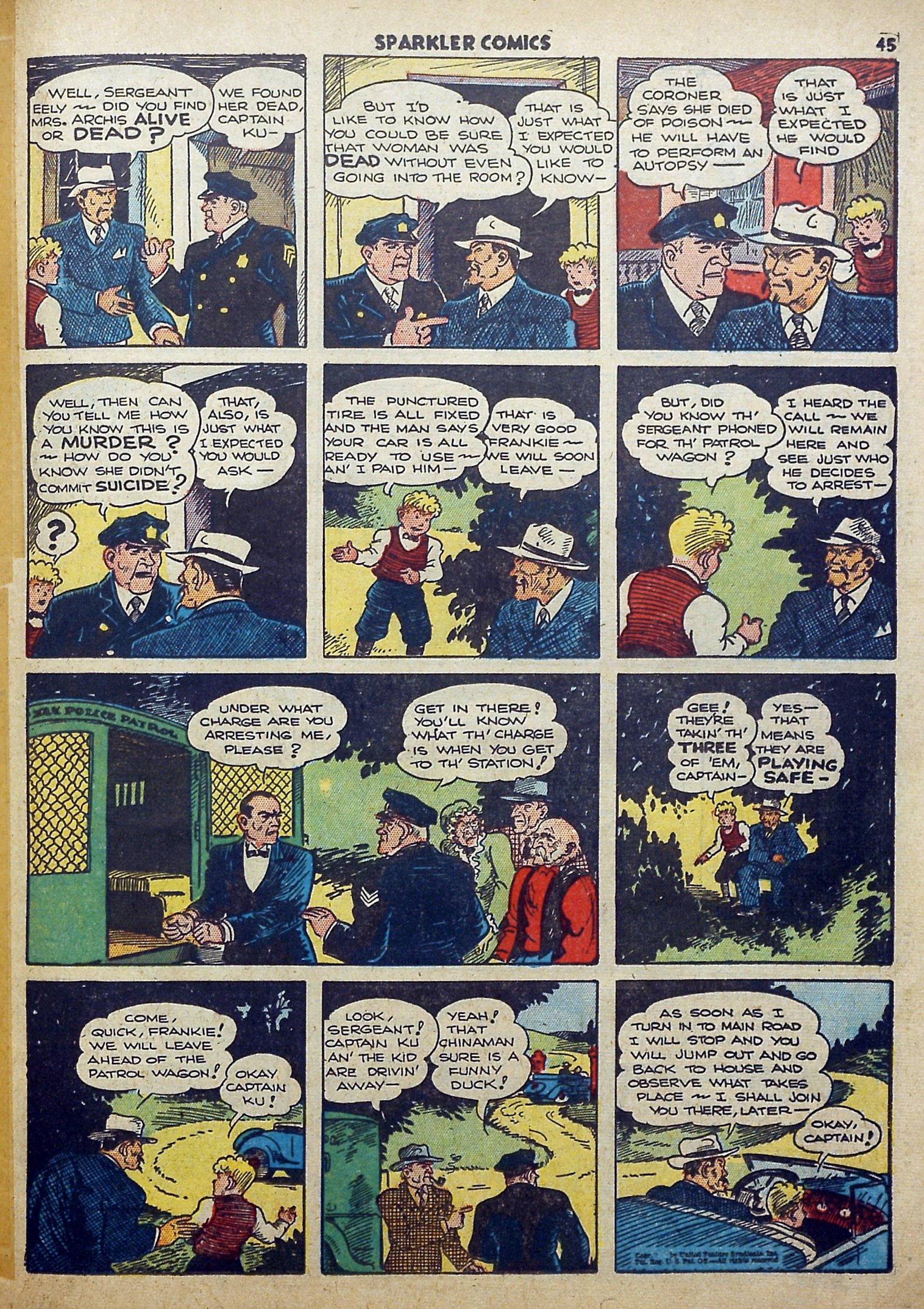 Read online Sparkler Comics comic -  Issue #2 - 41