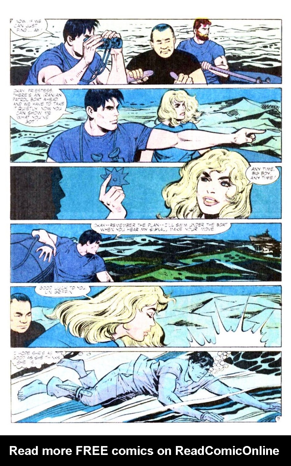 Read online Mark Hazzard: Merc comic -  Issue #10 - 16