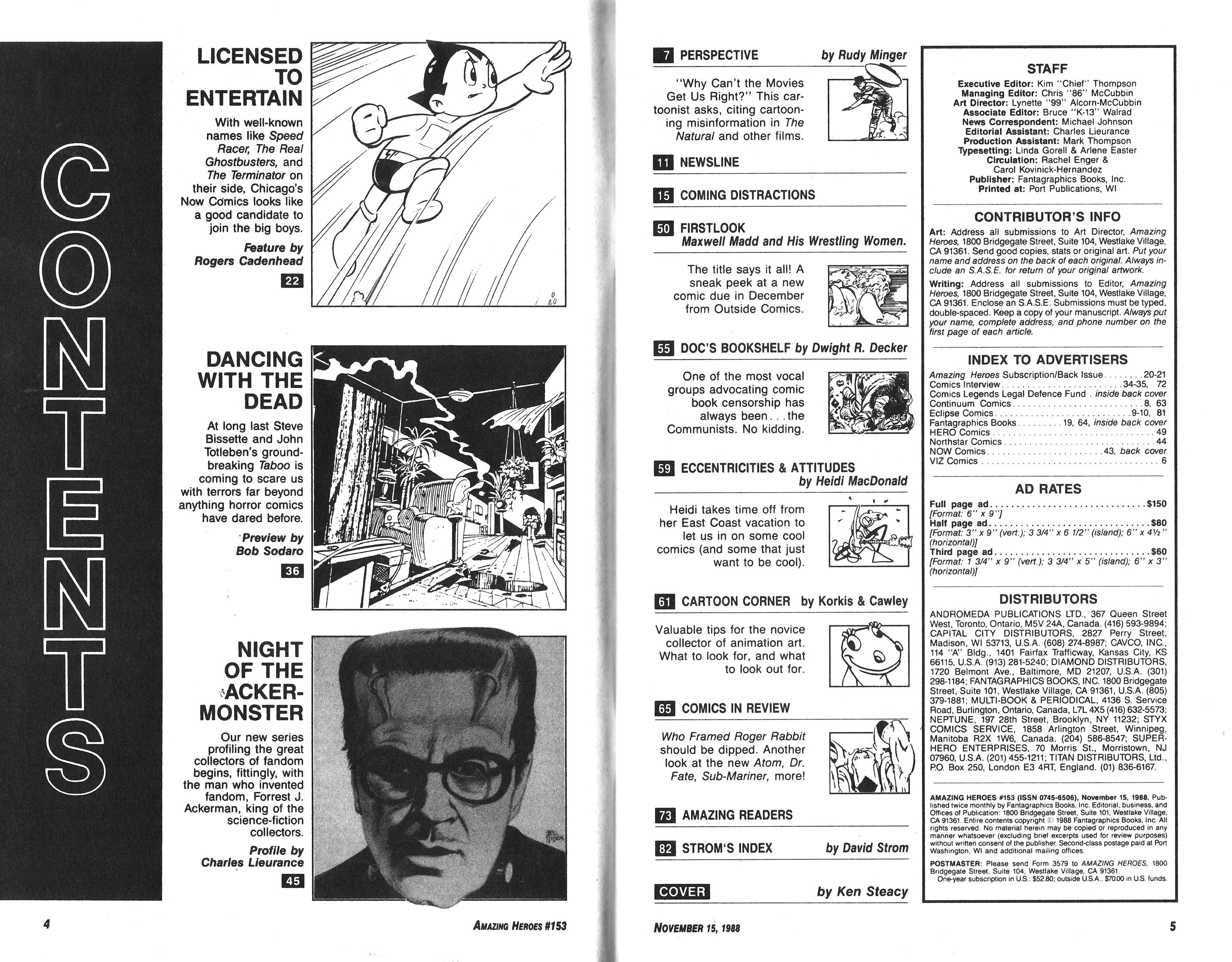 Read online Amazing Heroes comic -  Issue #153 - 3