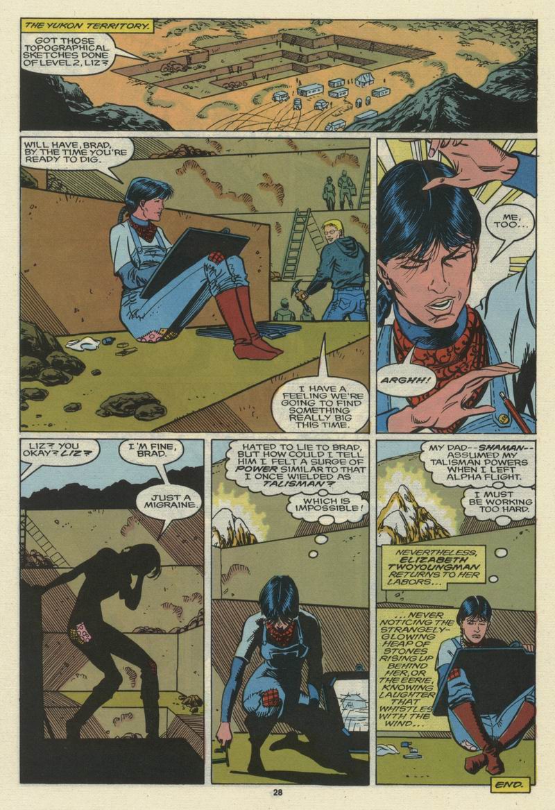 Read online Alpha Flight (1983) comic -  Issue #62 - 29