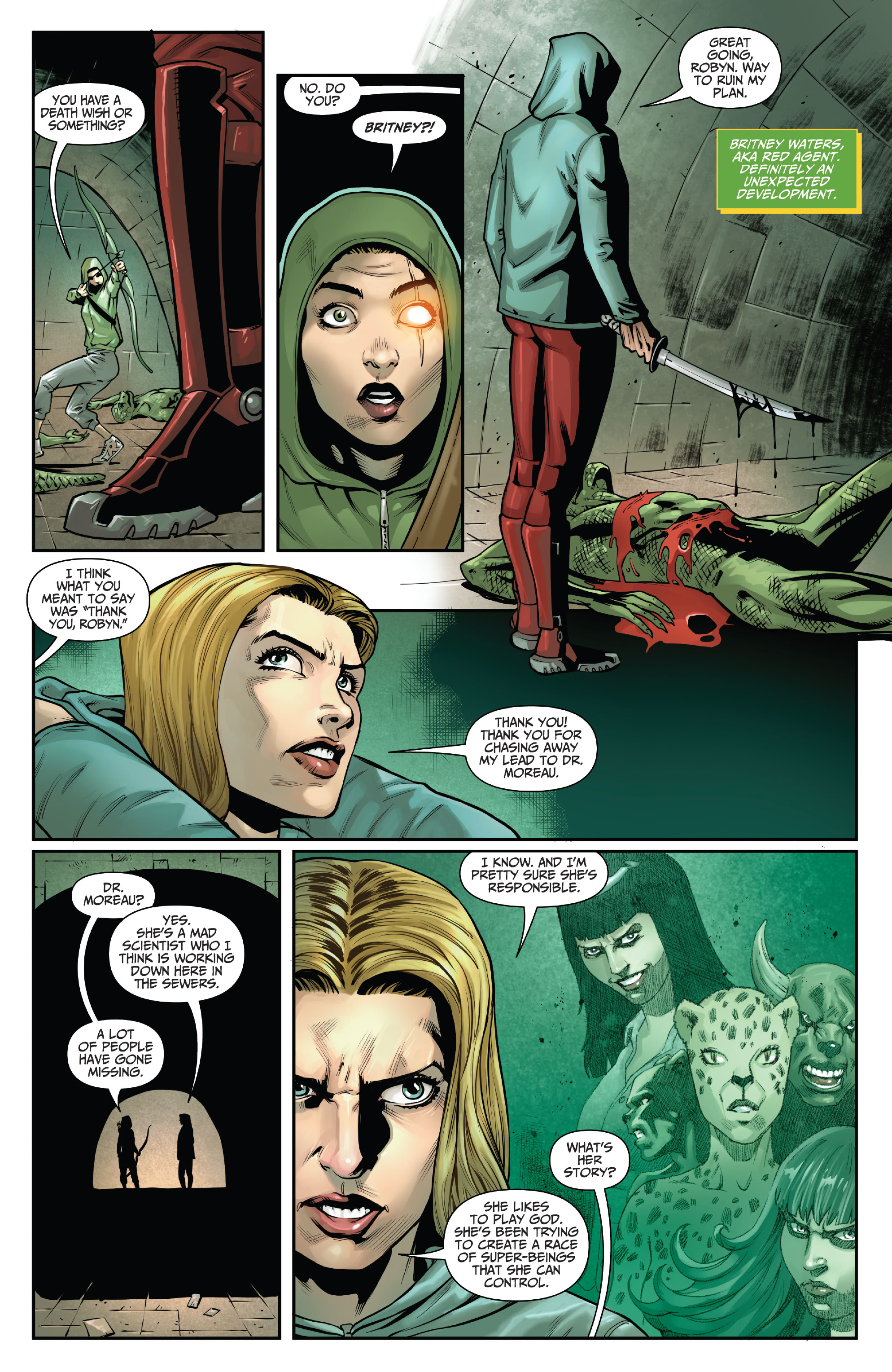 Read online Robyn Hood: Children of Dr. Moreau comic -  Issue # Full - 9