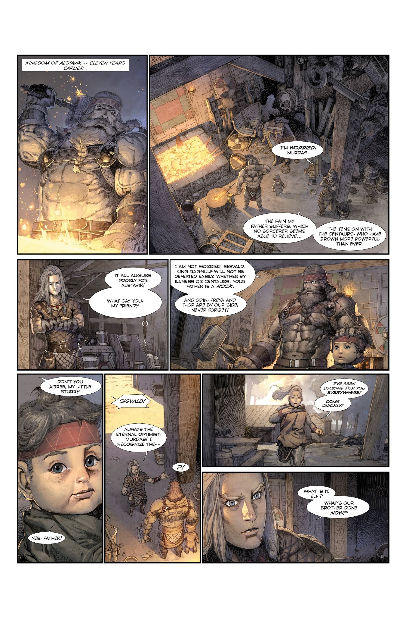 Read online Konungar: War of Crowns comic -  Issue #1 - 16