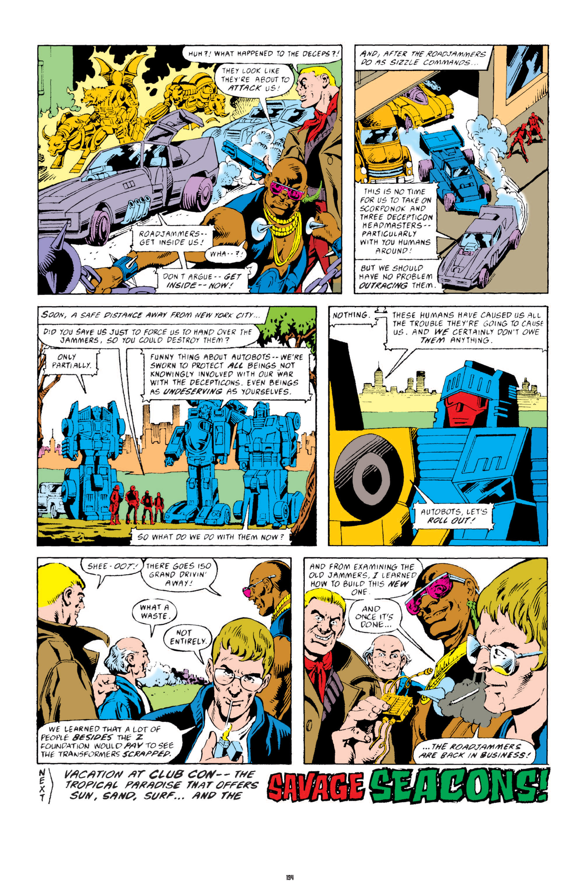 Read online The Transformers Classics comic -  Issue # TPB 4 - 195