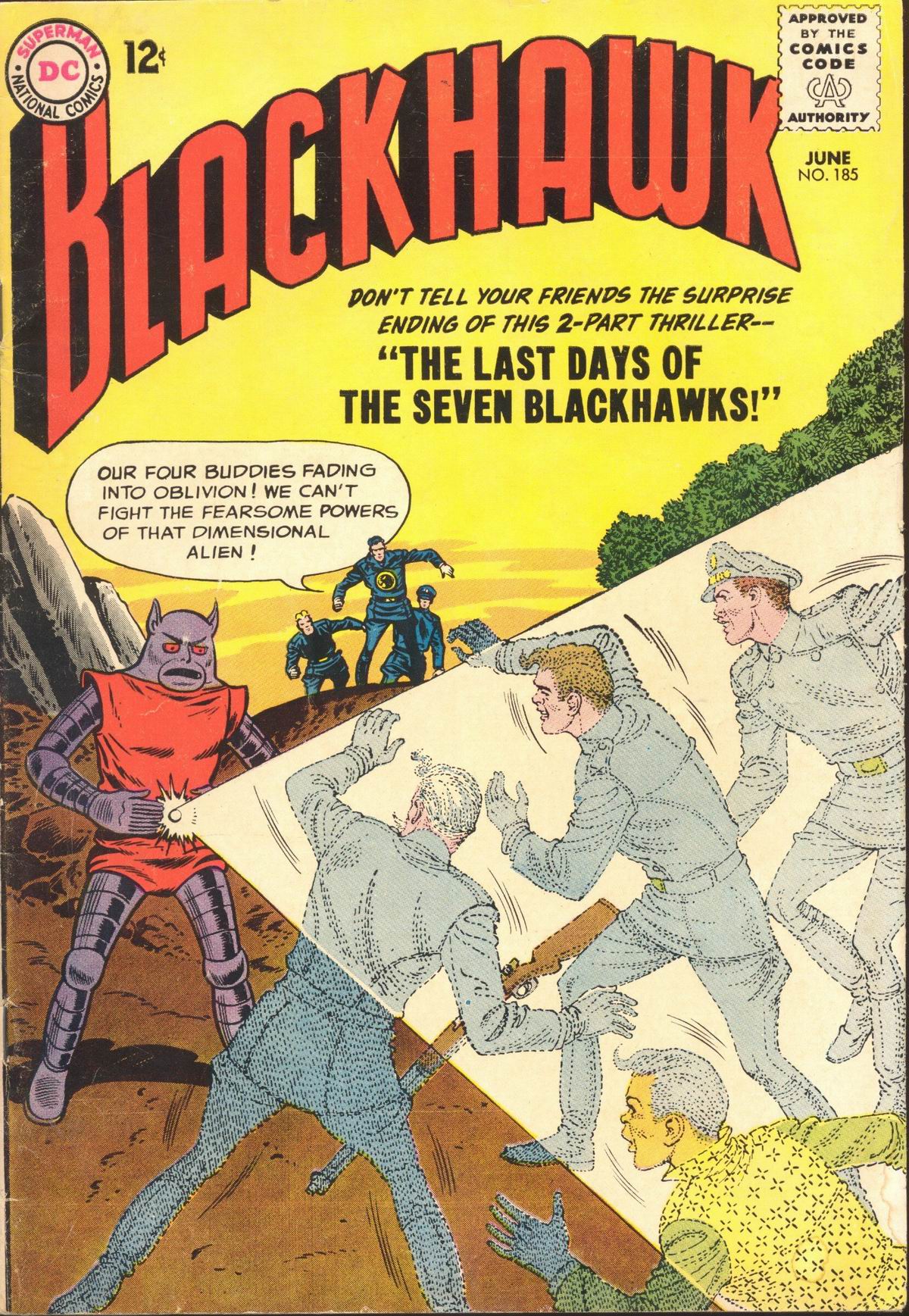 Read online Blackhawk (1957) comic -  Issue #185 - 1