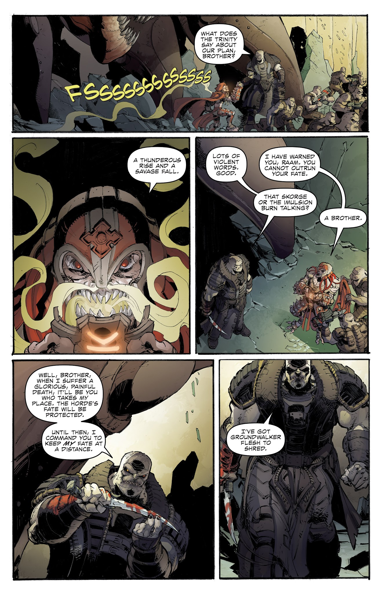 Read online Gears of War: The Rise of RAAM comic -  Issue #4 - 9