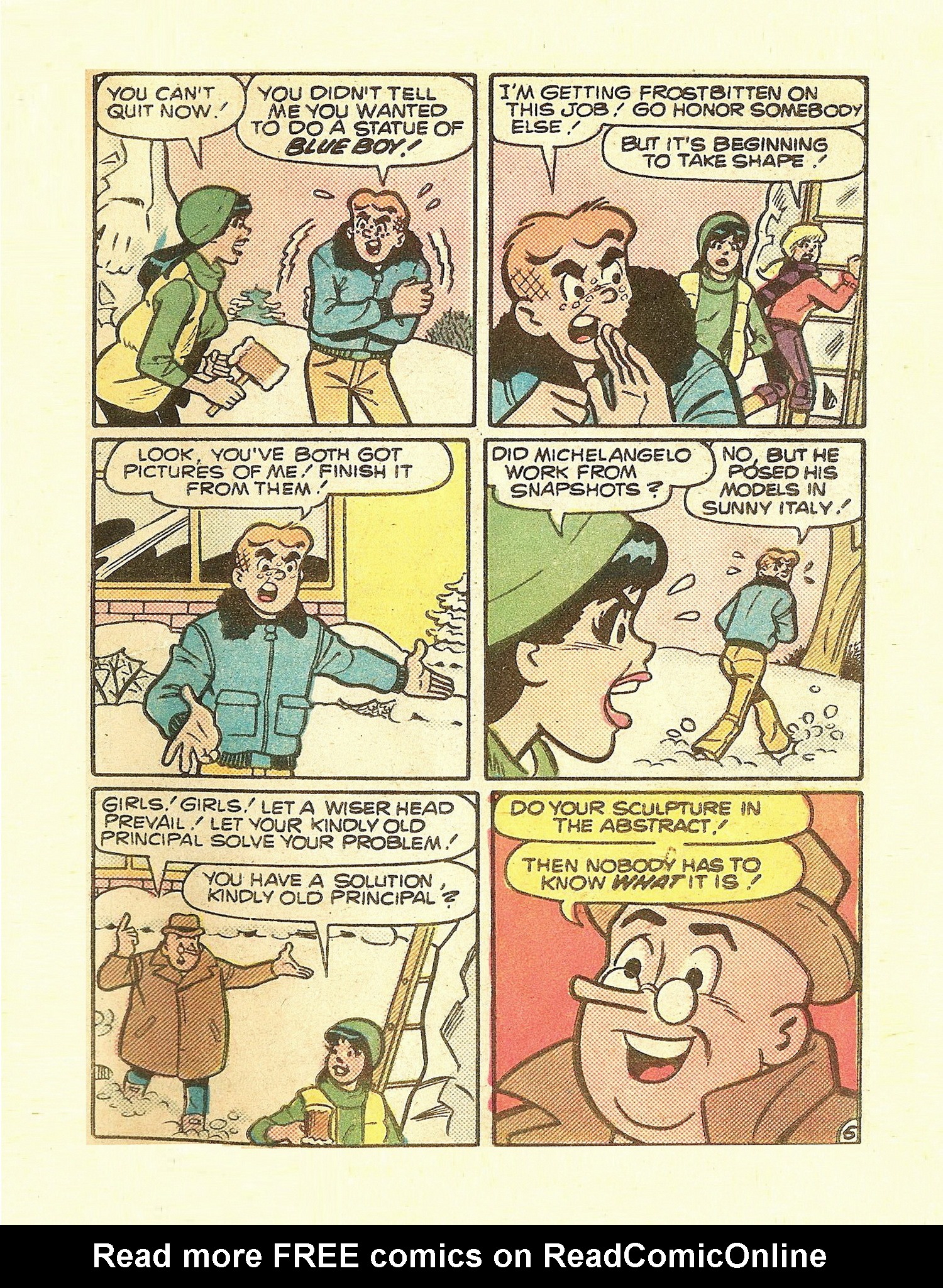 Read online Betty and Veronica Digest Magazine comic -  Issue #17 - 127