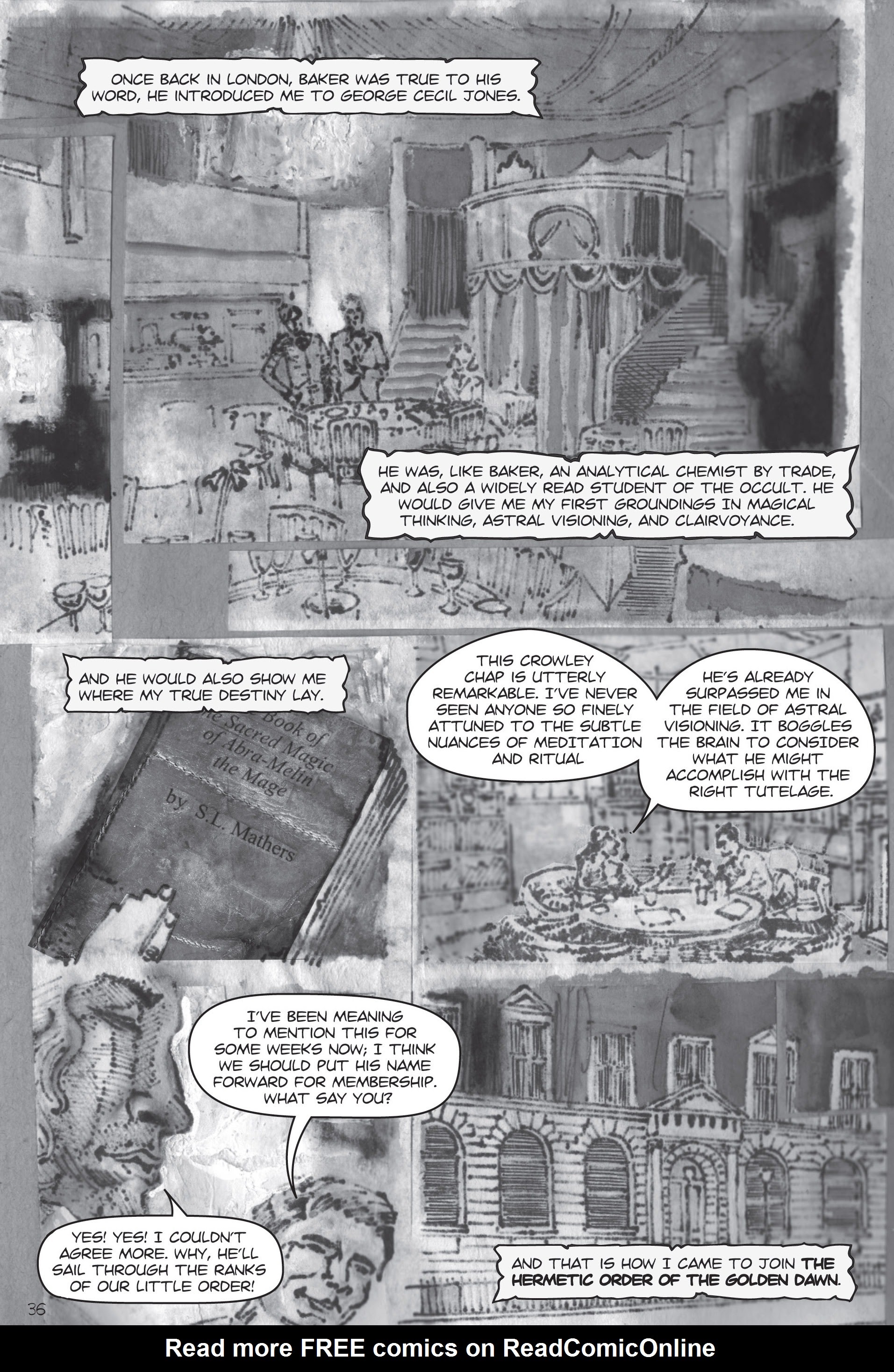 Read online Aleister Crowley: Wandering the Waste comic -  Issue # TPB - 45