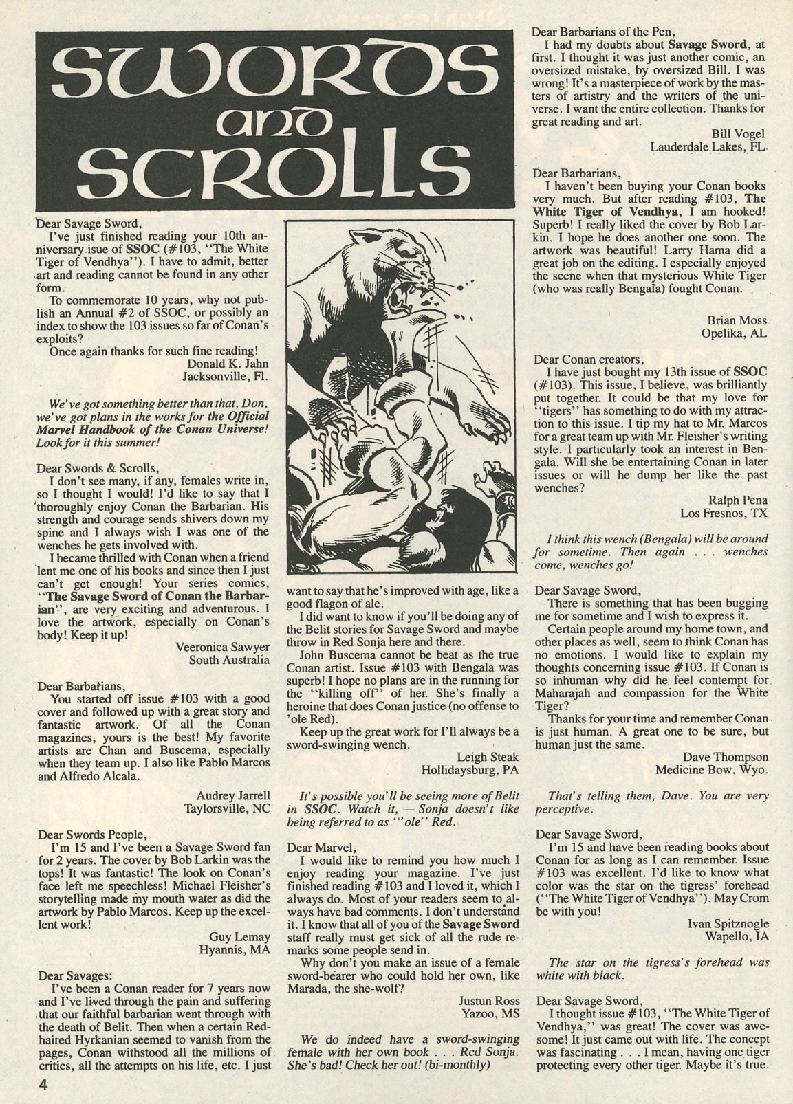 Read online The Savage Sword Of Conan comic -  Issue #107 - 4